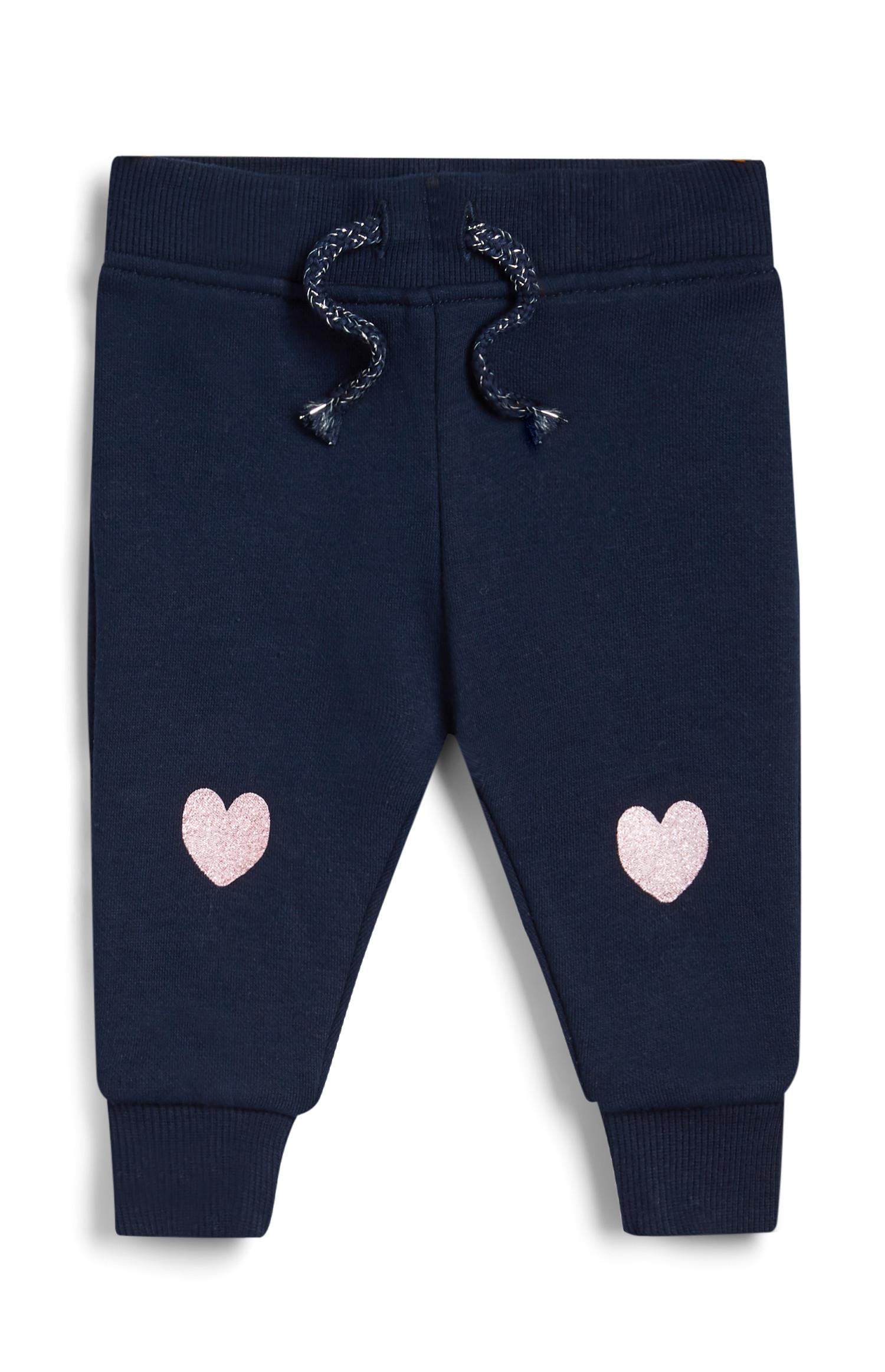 Pantalón de chándal azul marino bebé niña