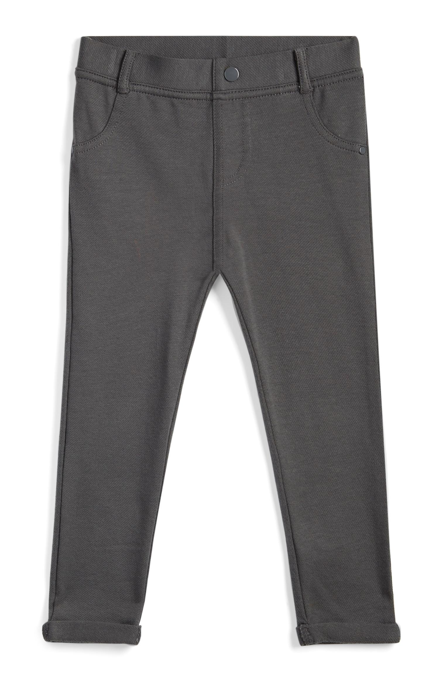 Dekliške sive hlače za dojenčke