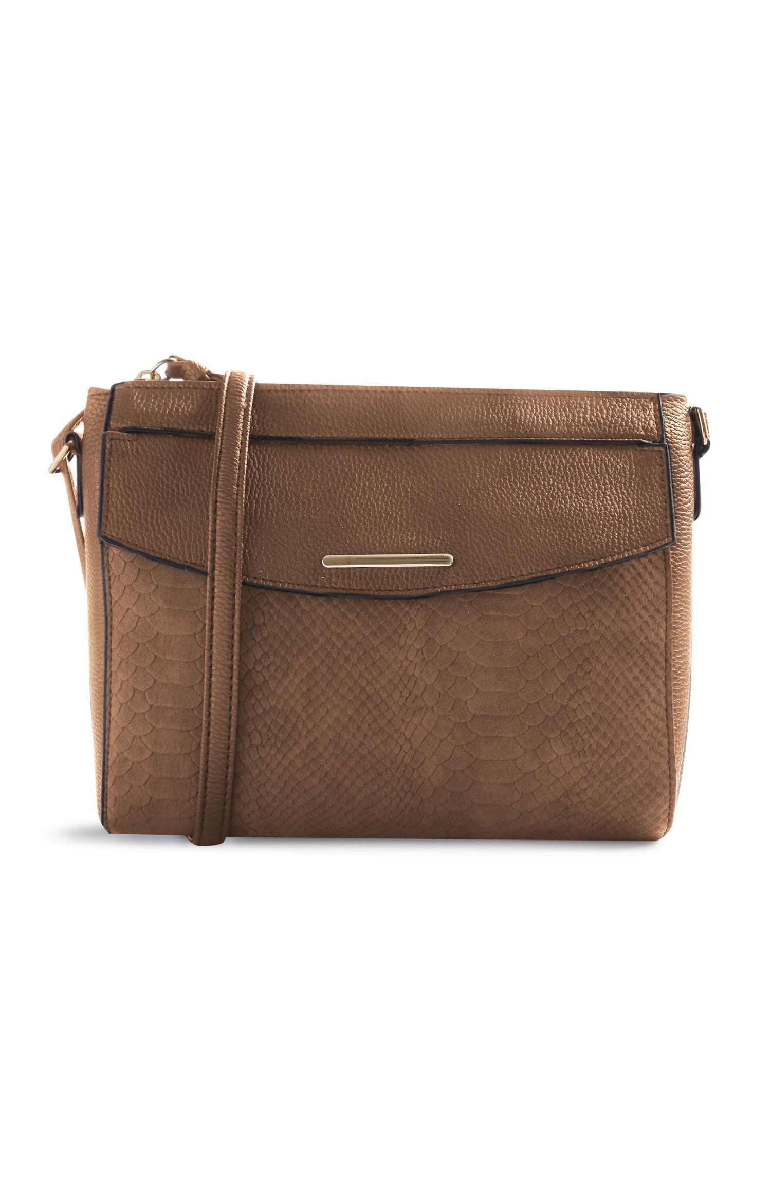 Mala tiracolo castanha