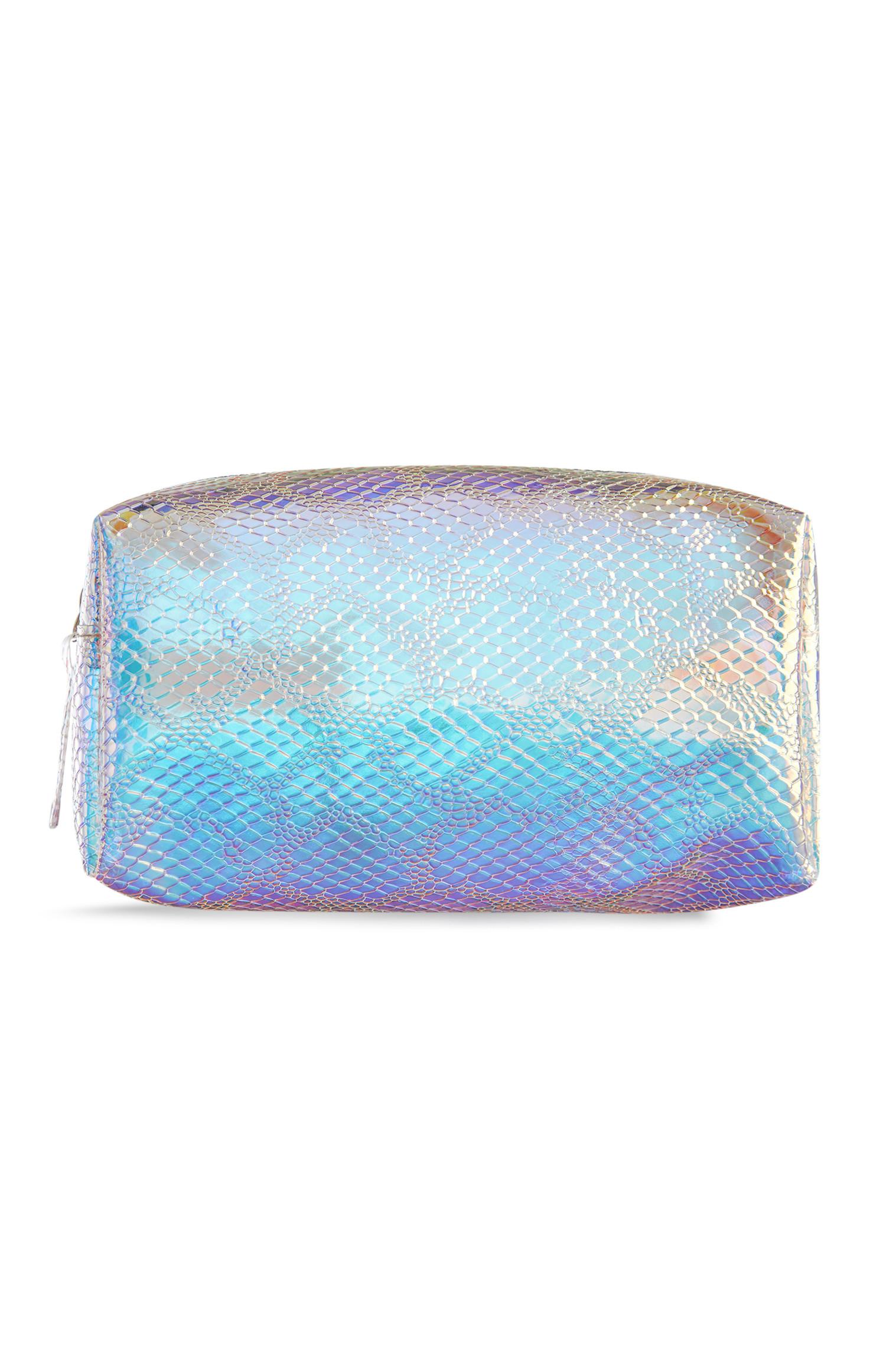 Bolso de maquillaje de serpiente