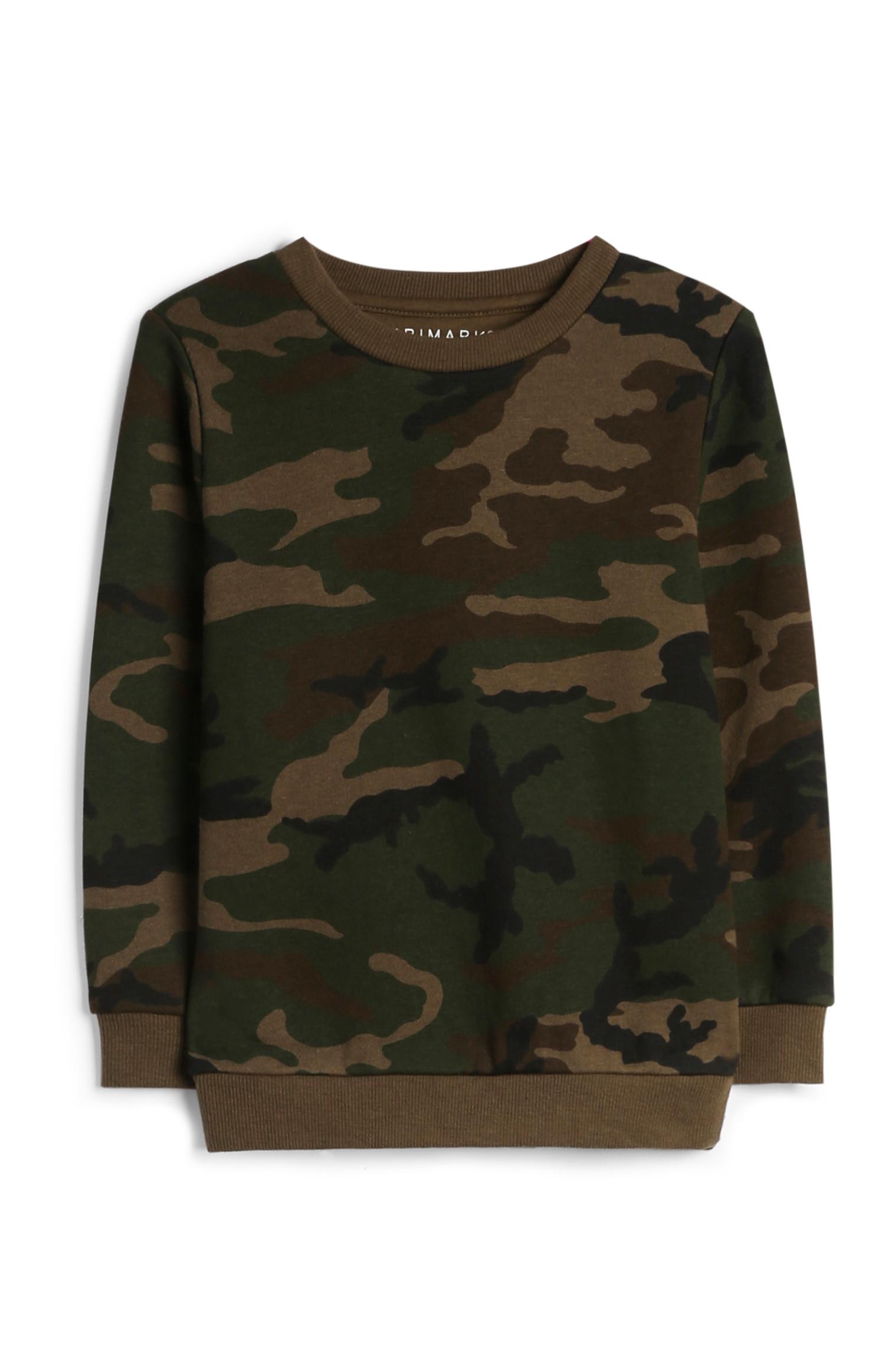 Sudadera de camuflaje para niño mayor