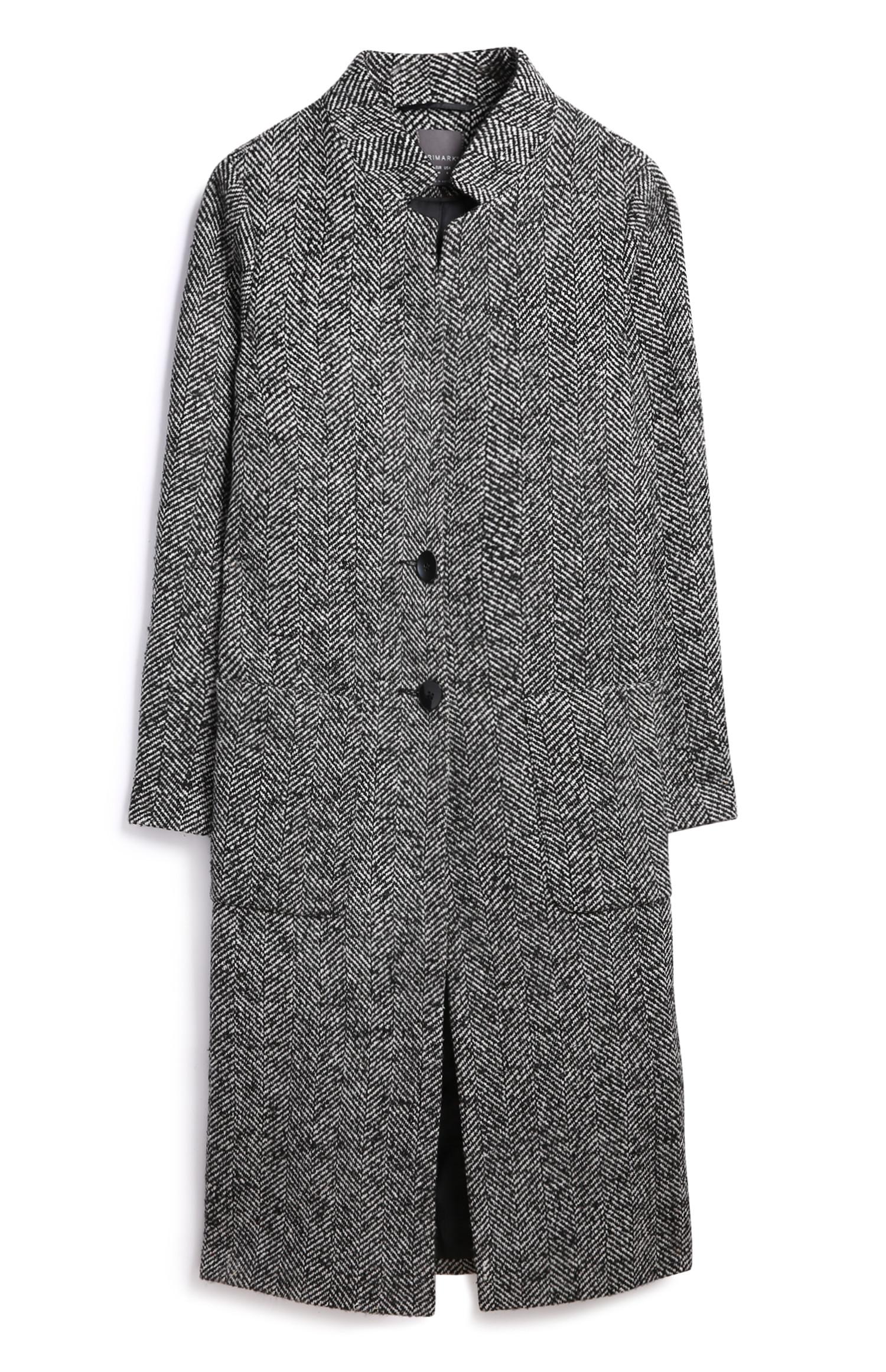 Casaco comprido monocromático