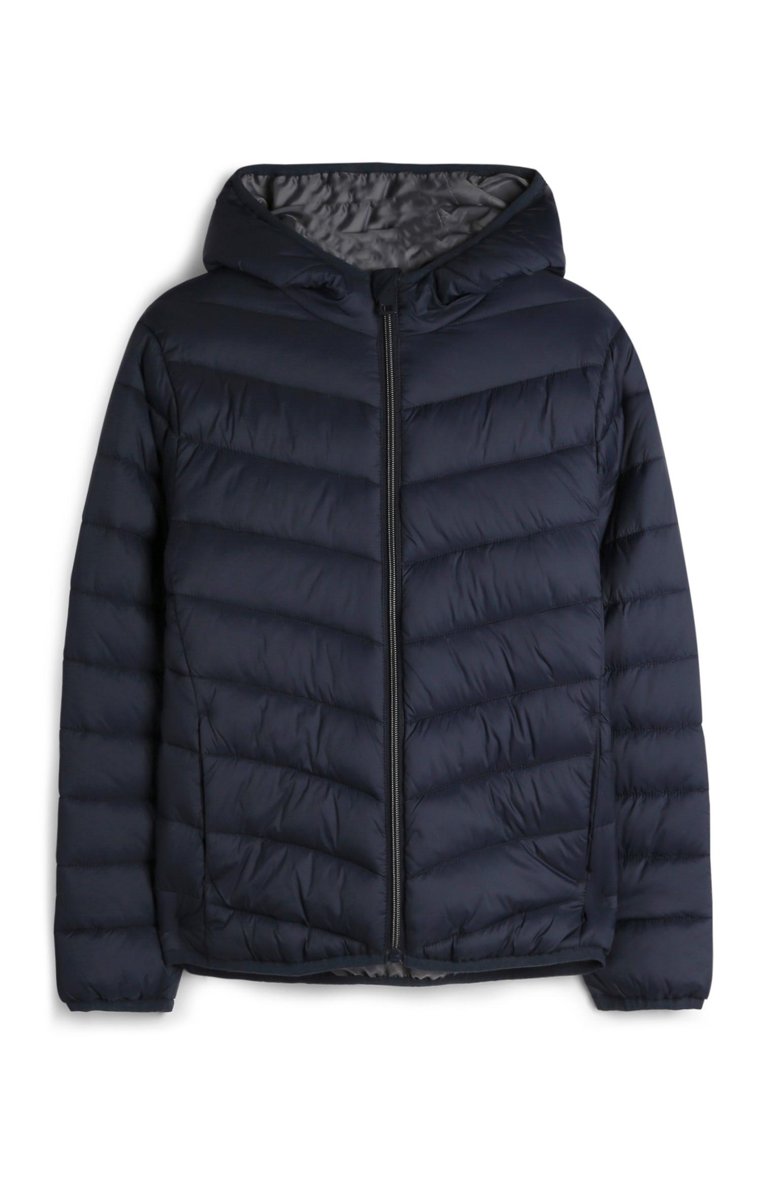 Chaqueta azul marino acolchada para niño mayor