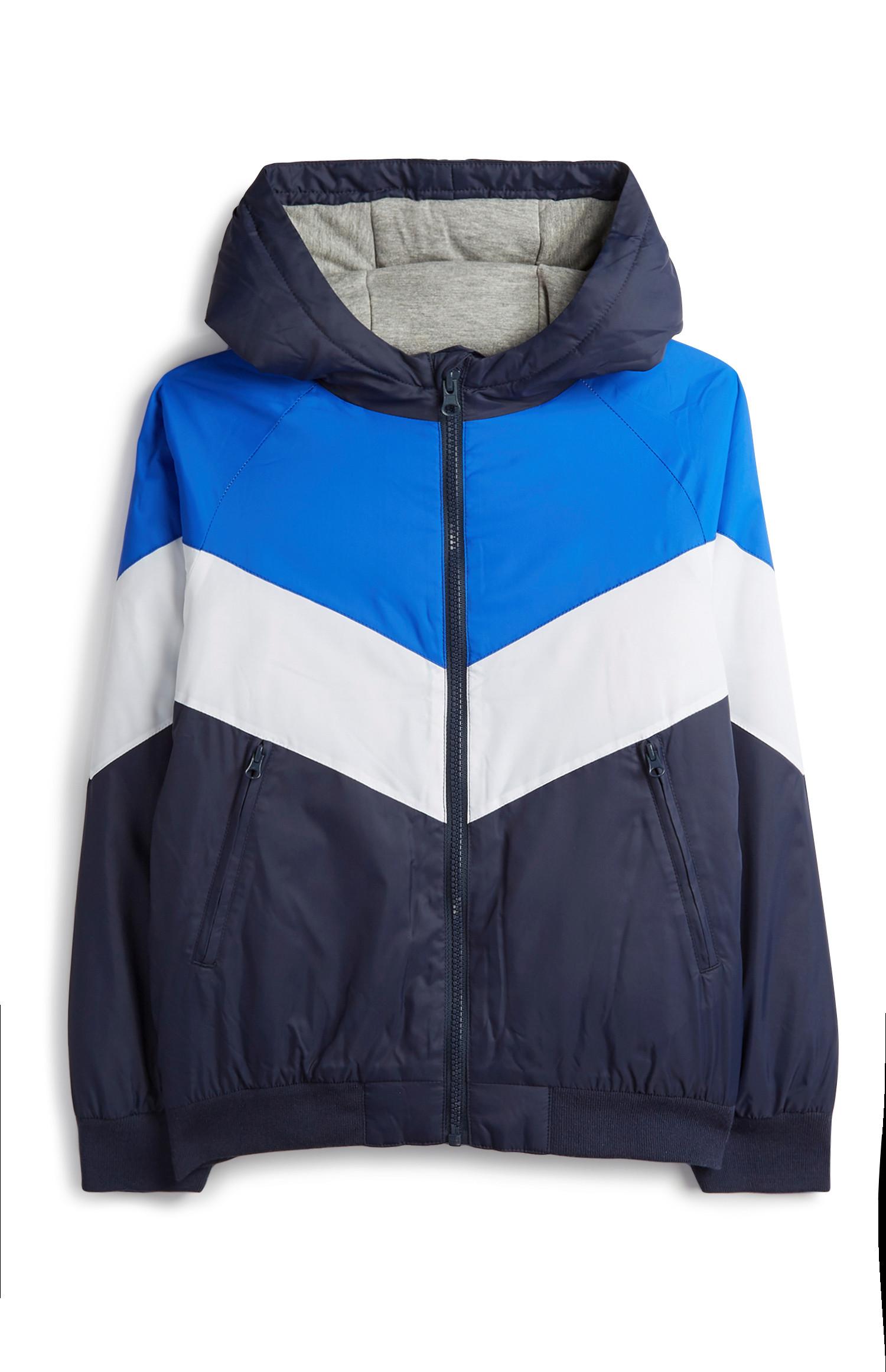 Chaqueta tricolor para niño mayor