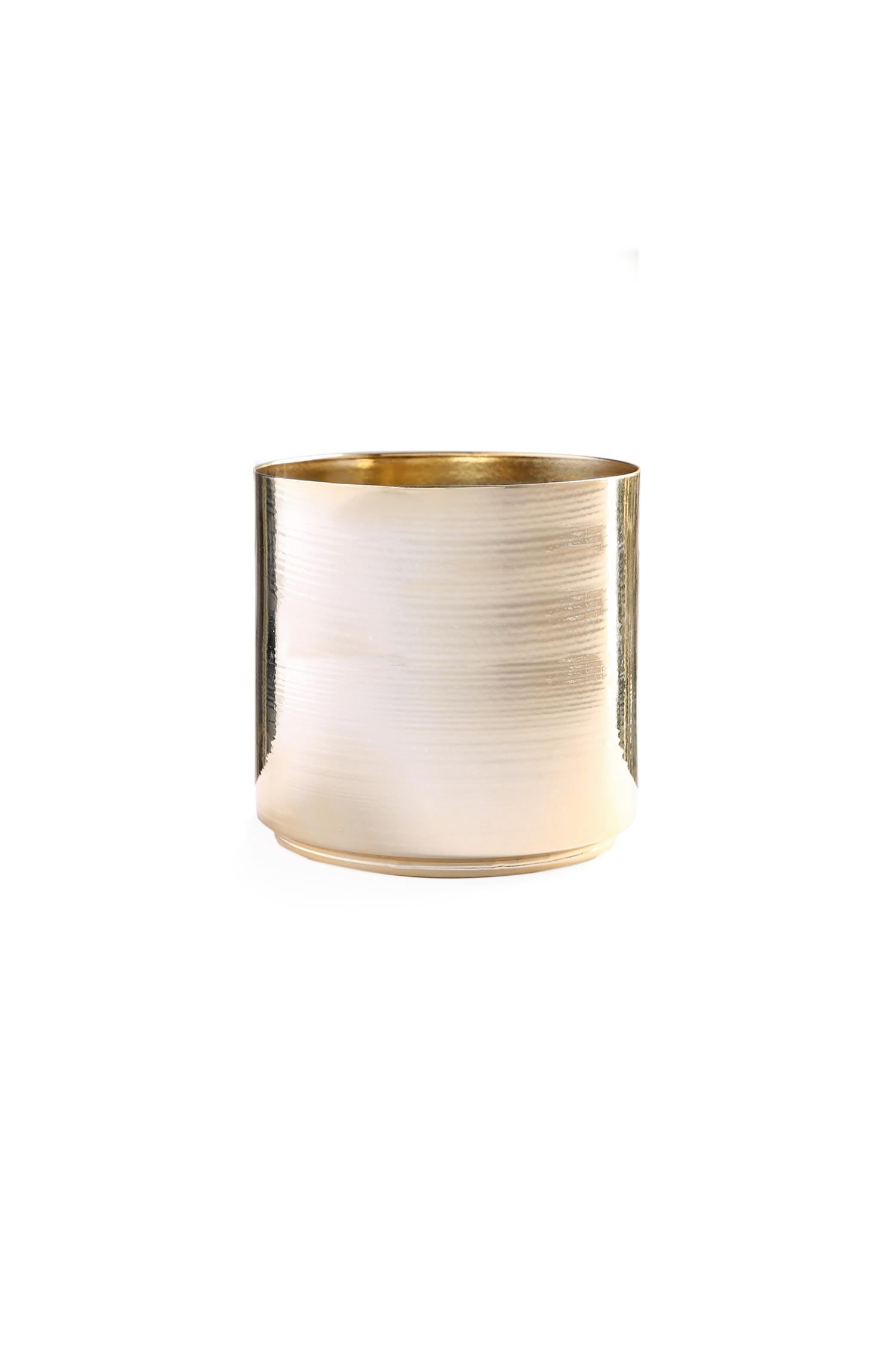 Suporte vaso planta dourado