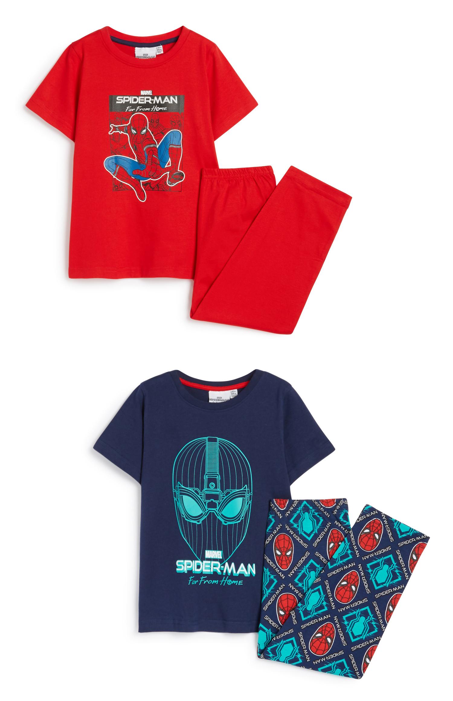 Pack de 2 pijamas de Spiderman para niño pequeño