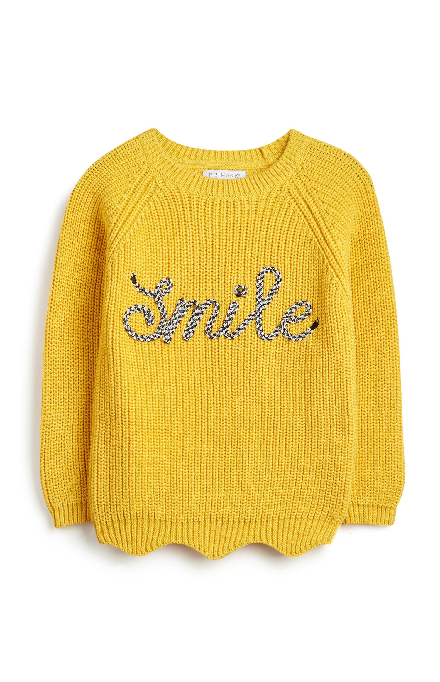 Jersey con eslogan de niña pequeña