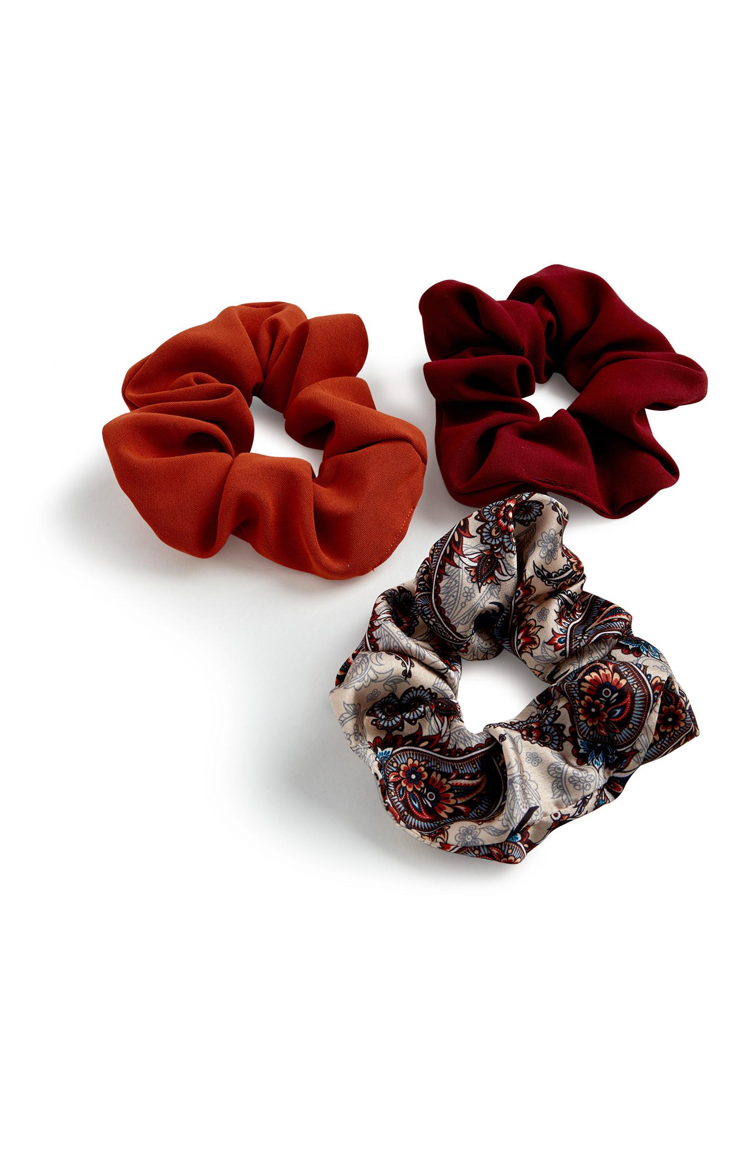 Pack 3 elásticos cabelo