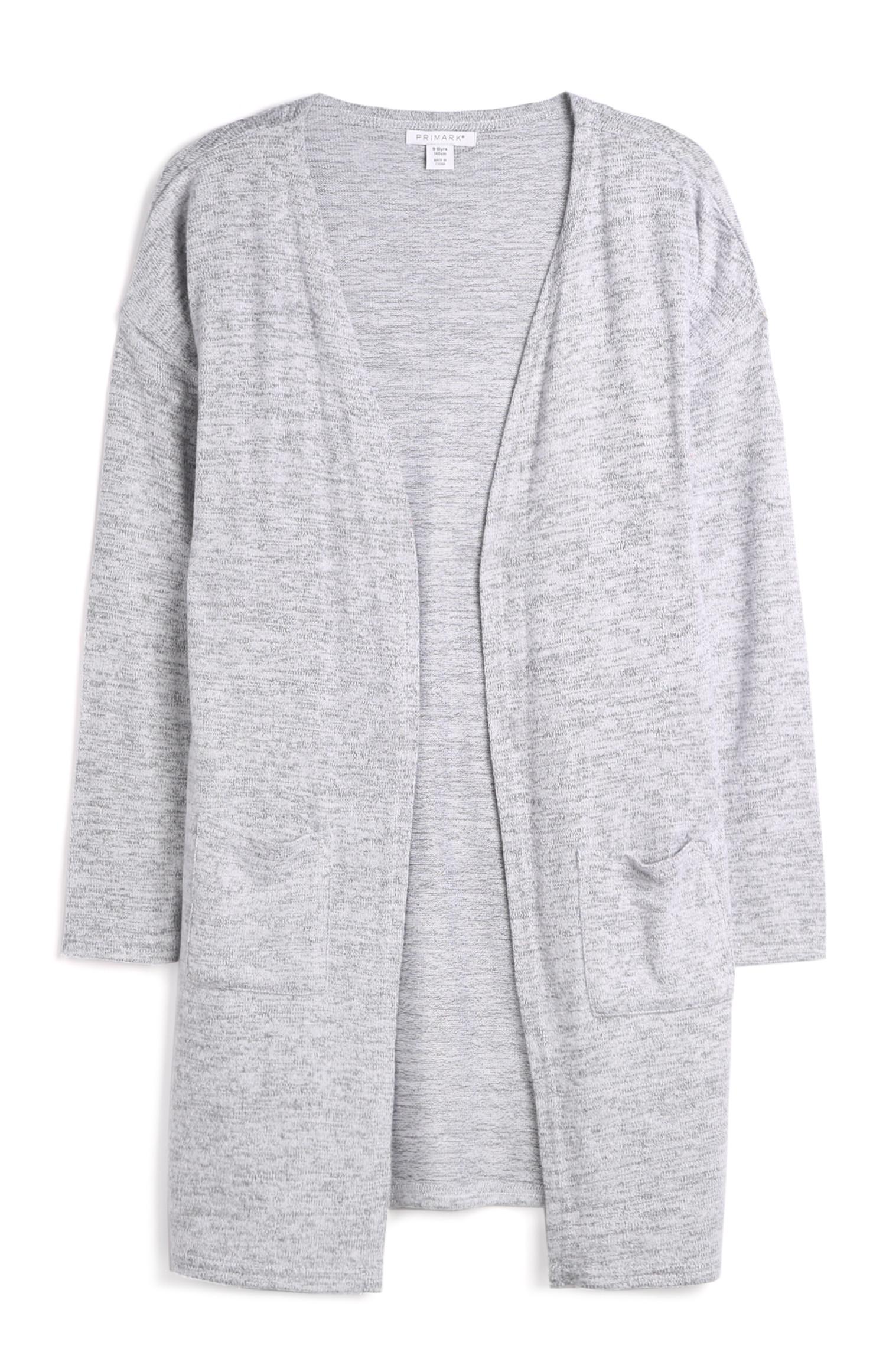 Cárdigan gris para niña mayor