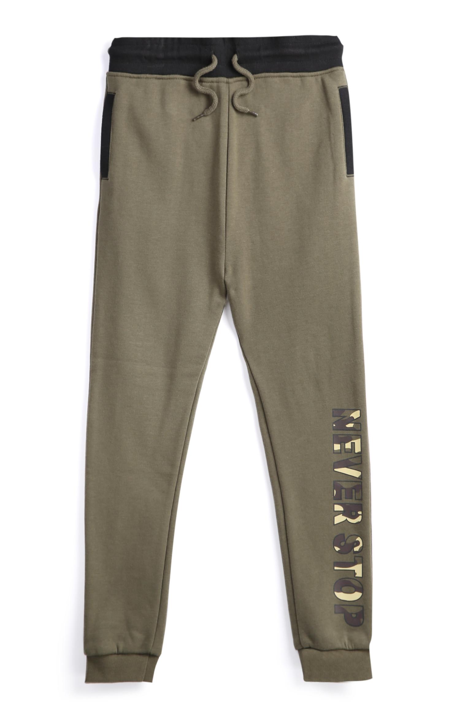 Pantalón de chándal caqui para niño mayor