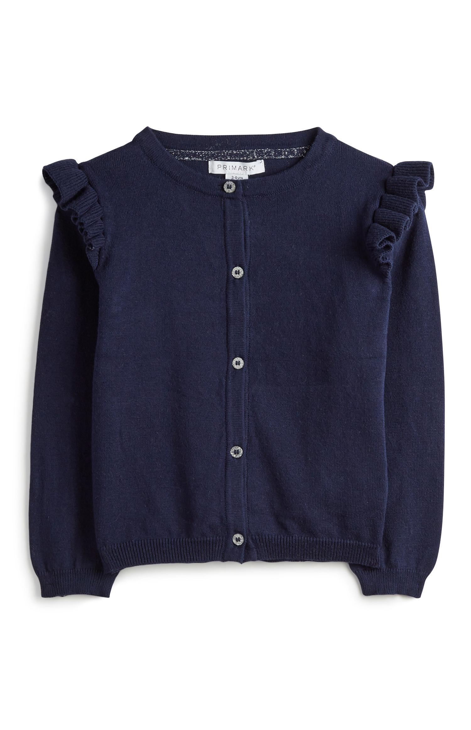 Rebeca azul marino para niña pequeña