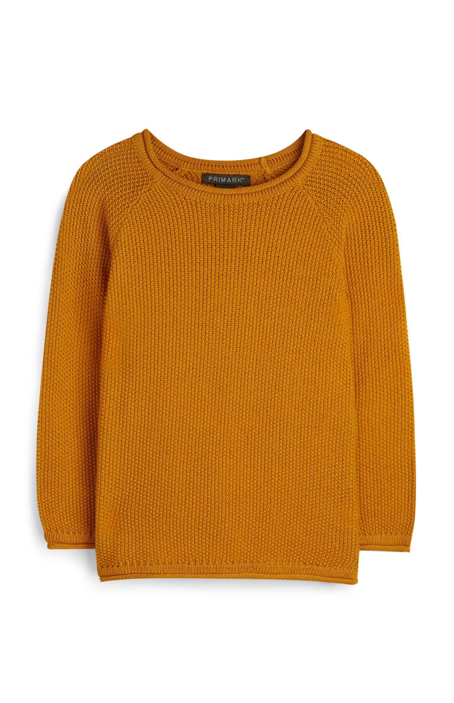 Gorčični pulover za mlajše fante