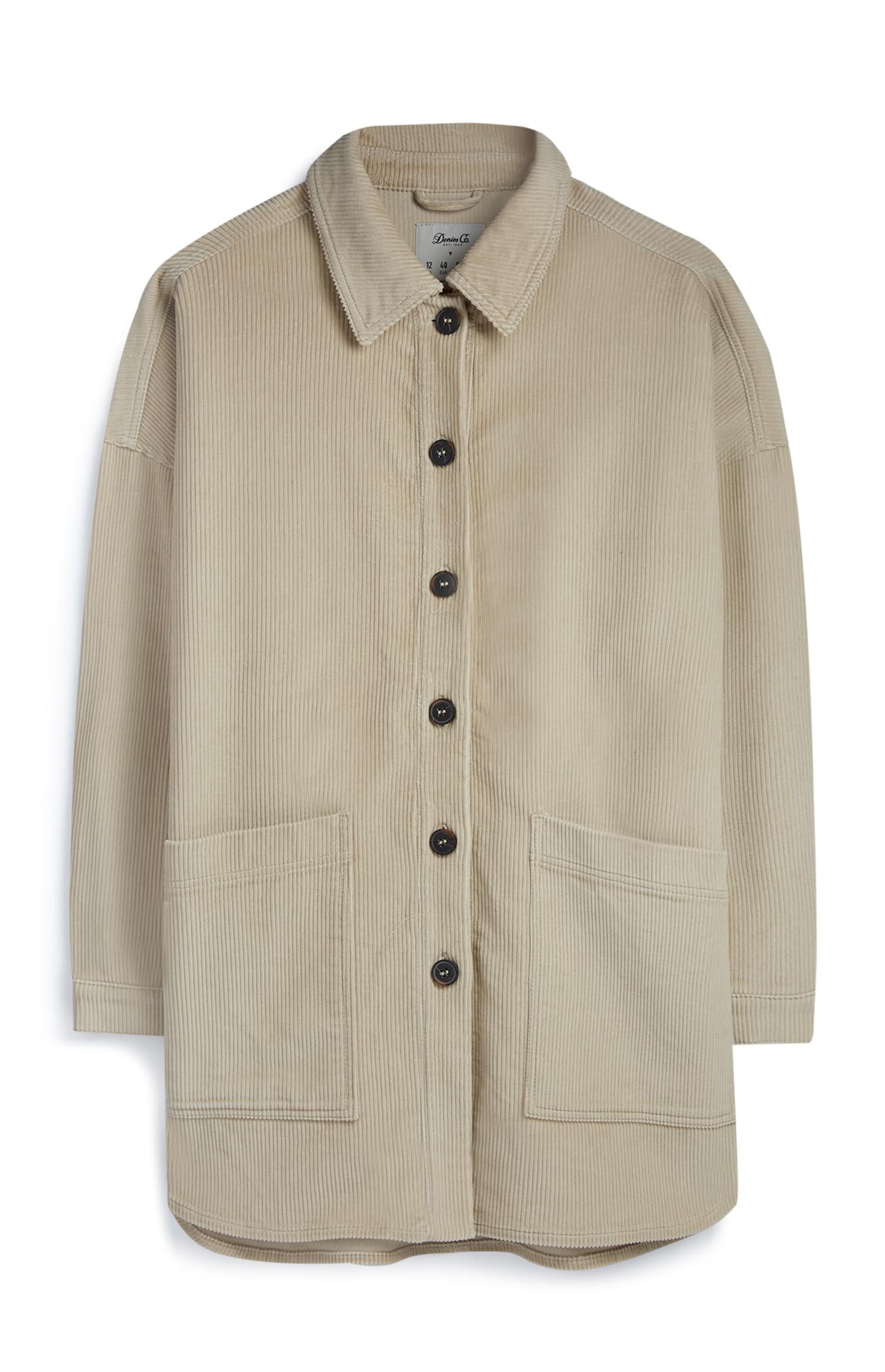 Casaco bombazina cru