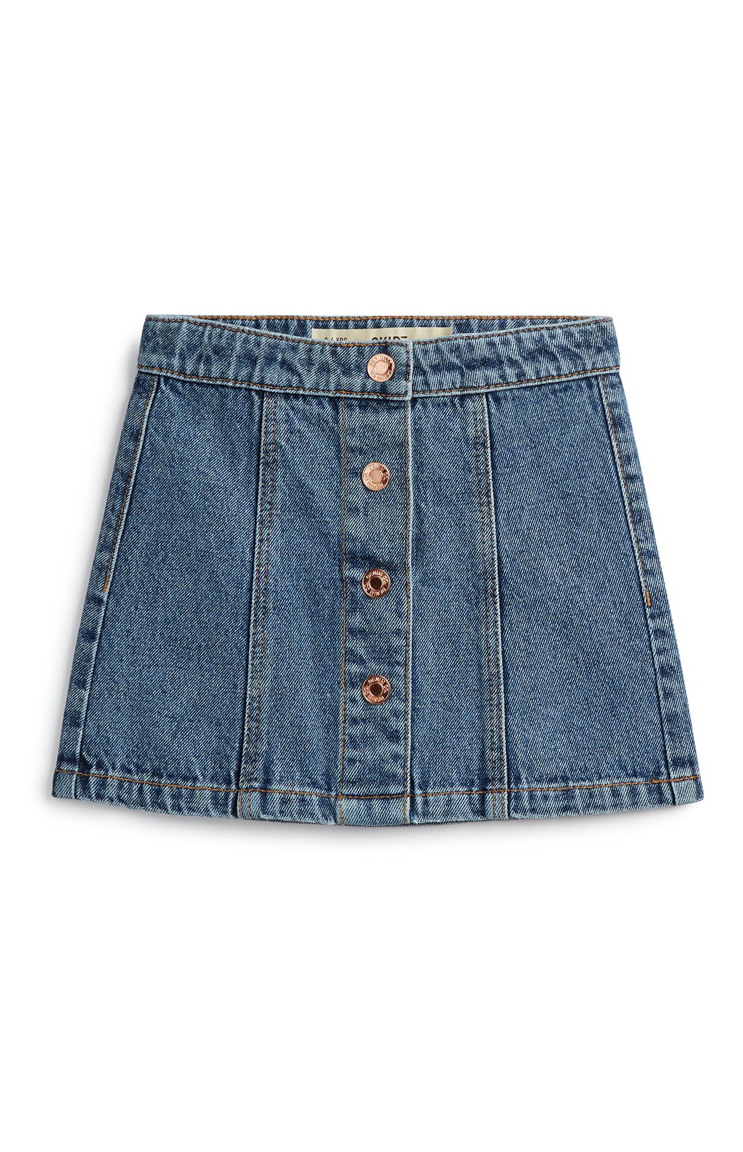 Falda vaquera de niña pequeña