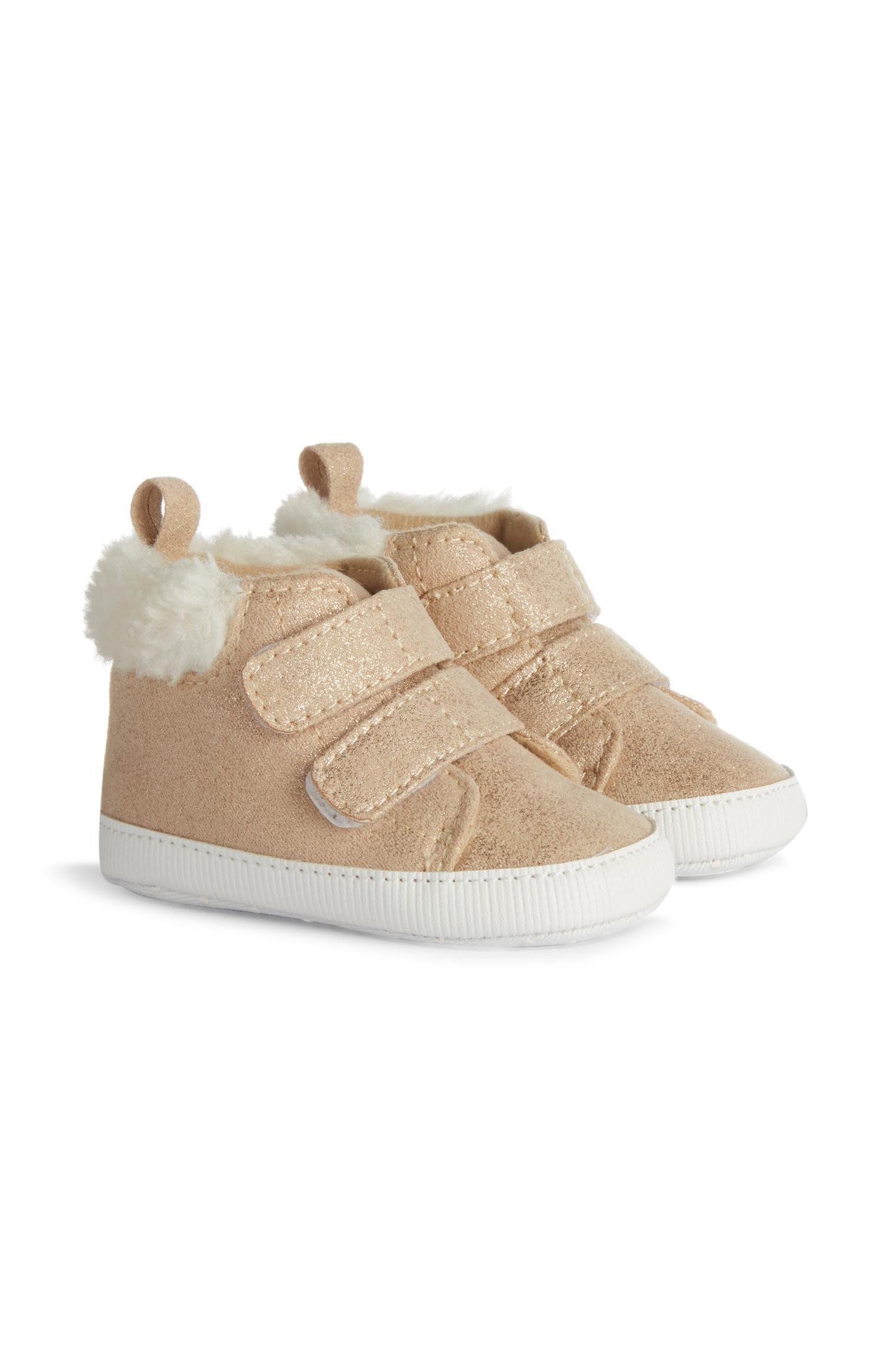 Botines de pelo sintético para bebé niña