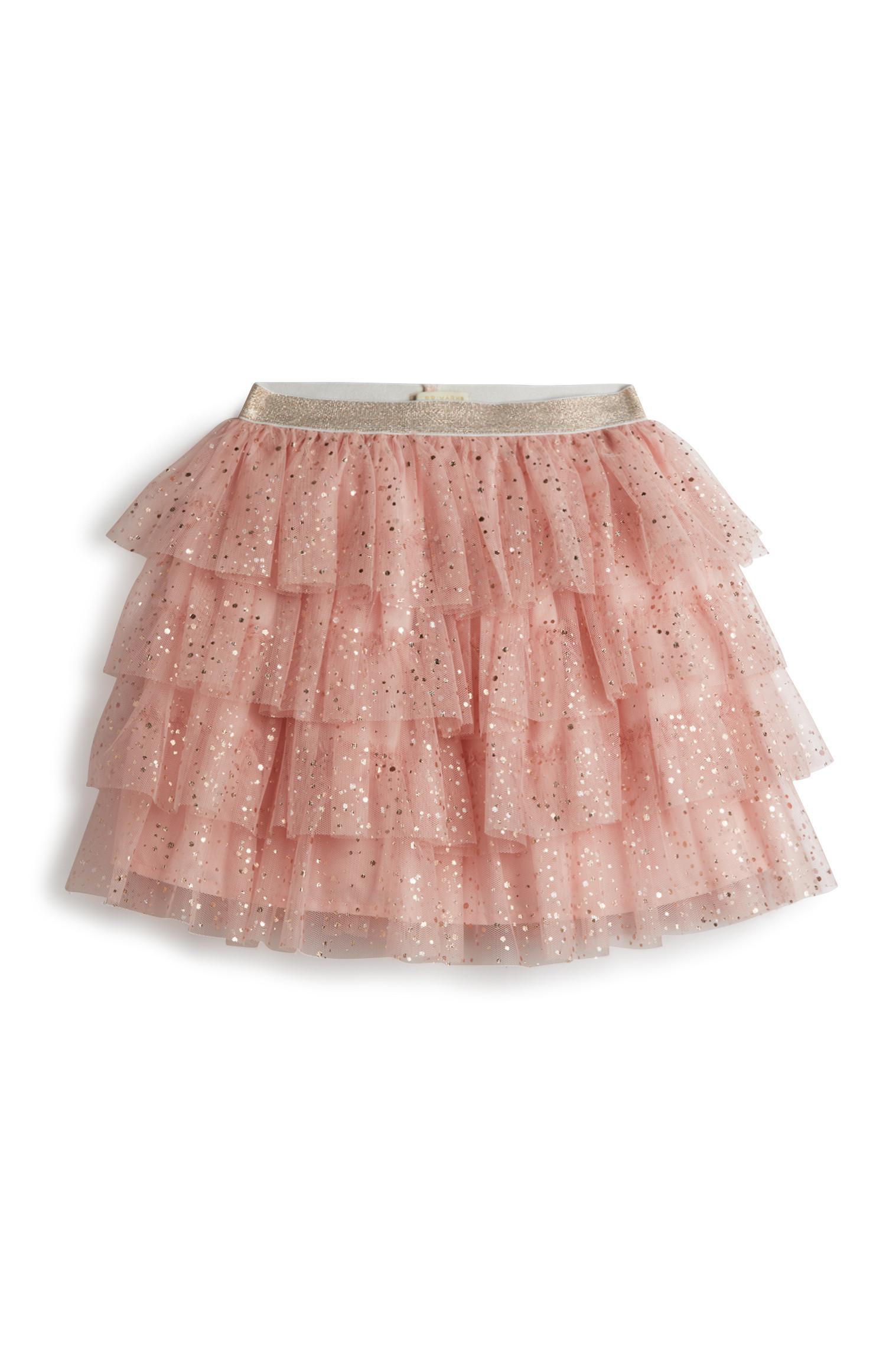 Rožnato tutu krilo za mlajša dekleta