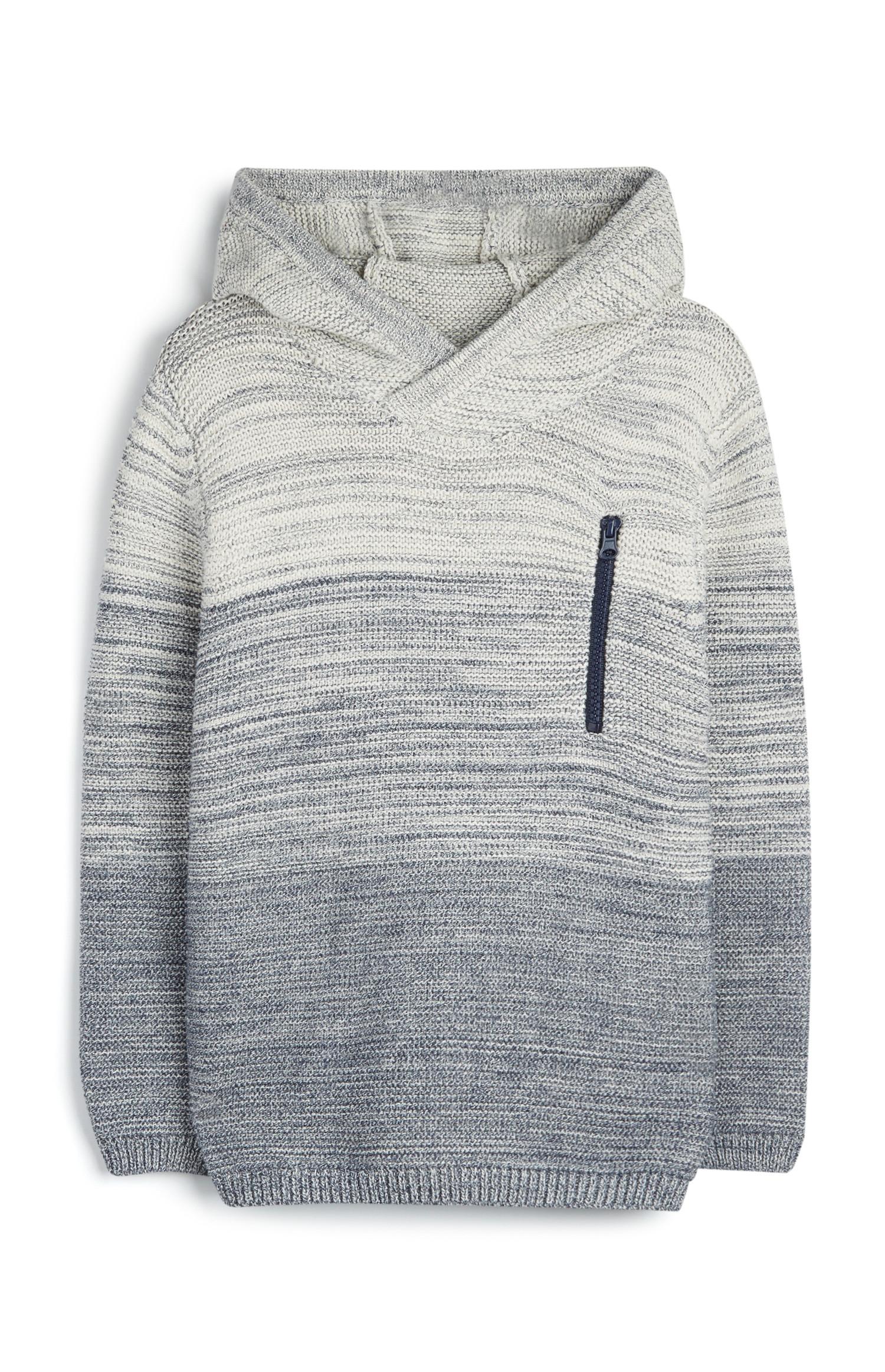 Sudadera de punto con capucha niño pequeño