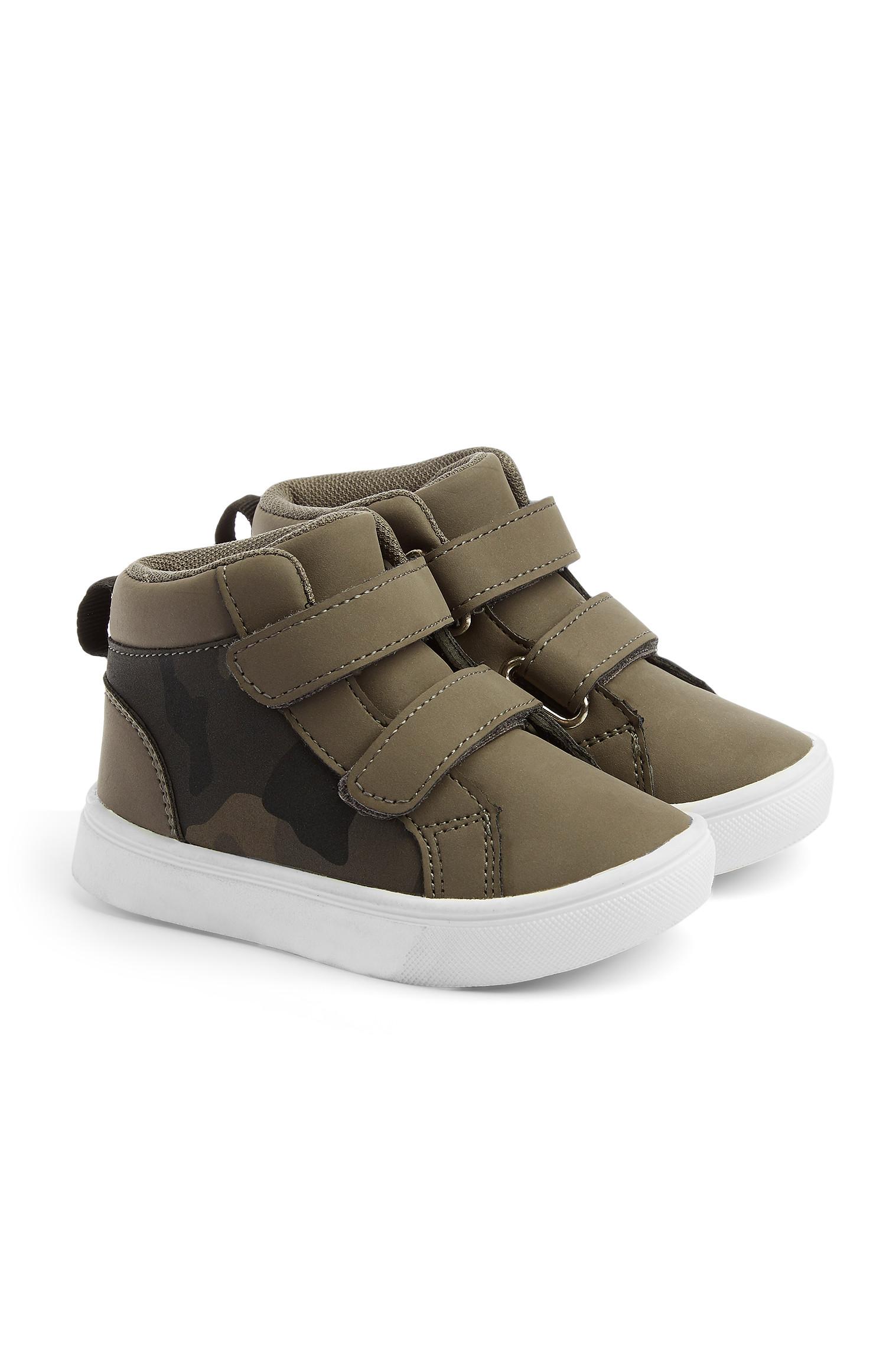 Zapatillas altas de camuflaje para bebé niño