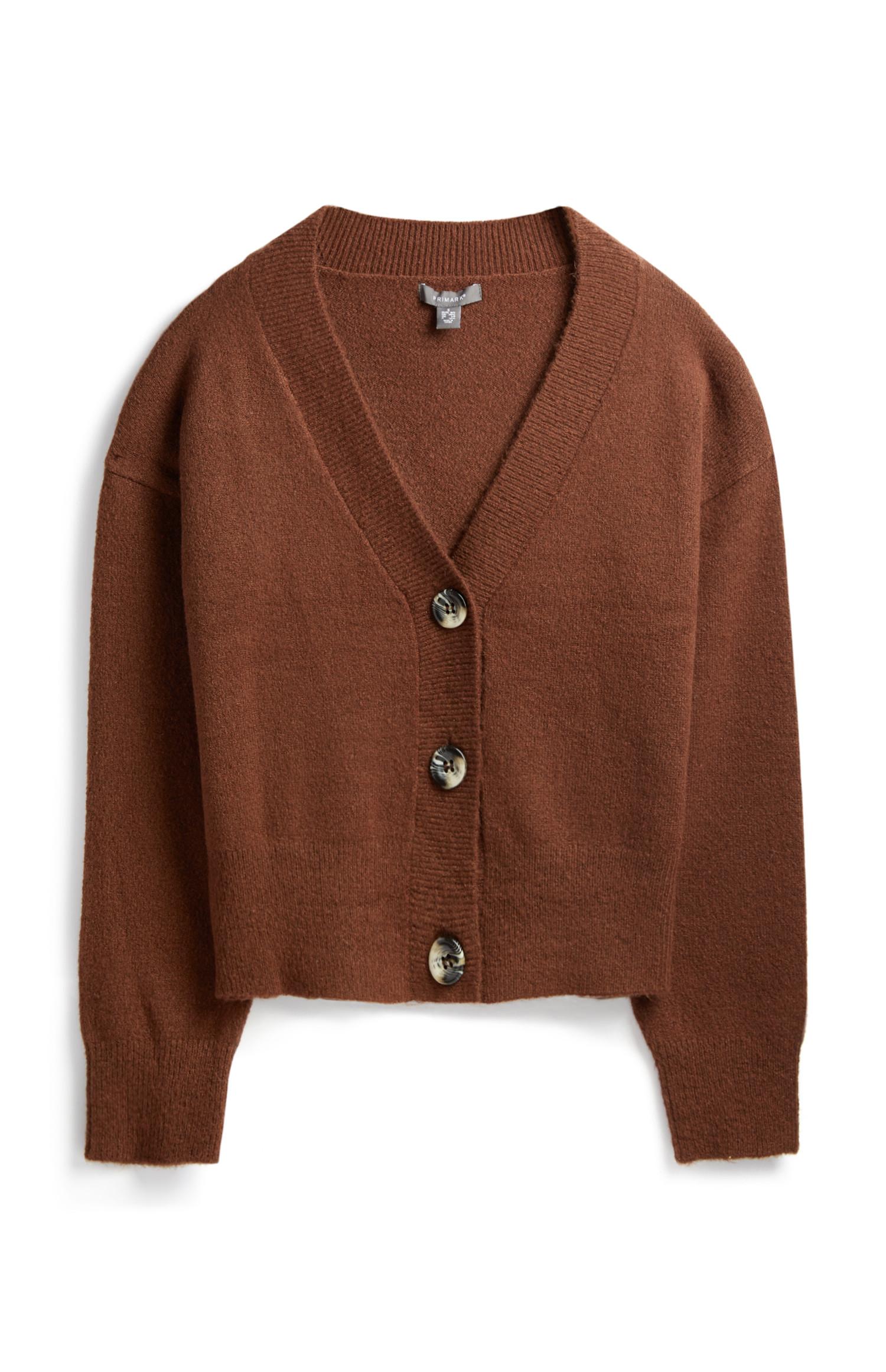 Cardigan castanho
