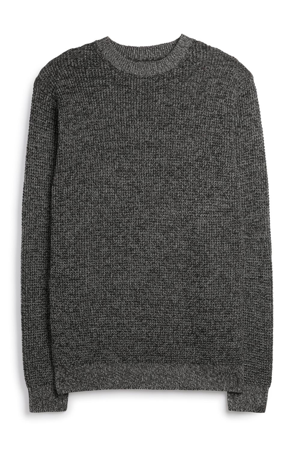 Camisola de malha cinzento