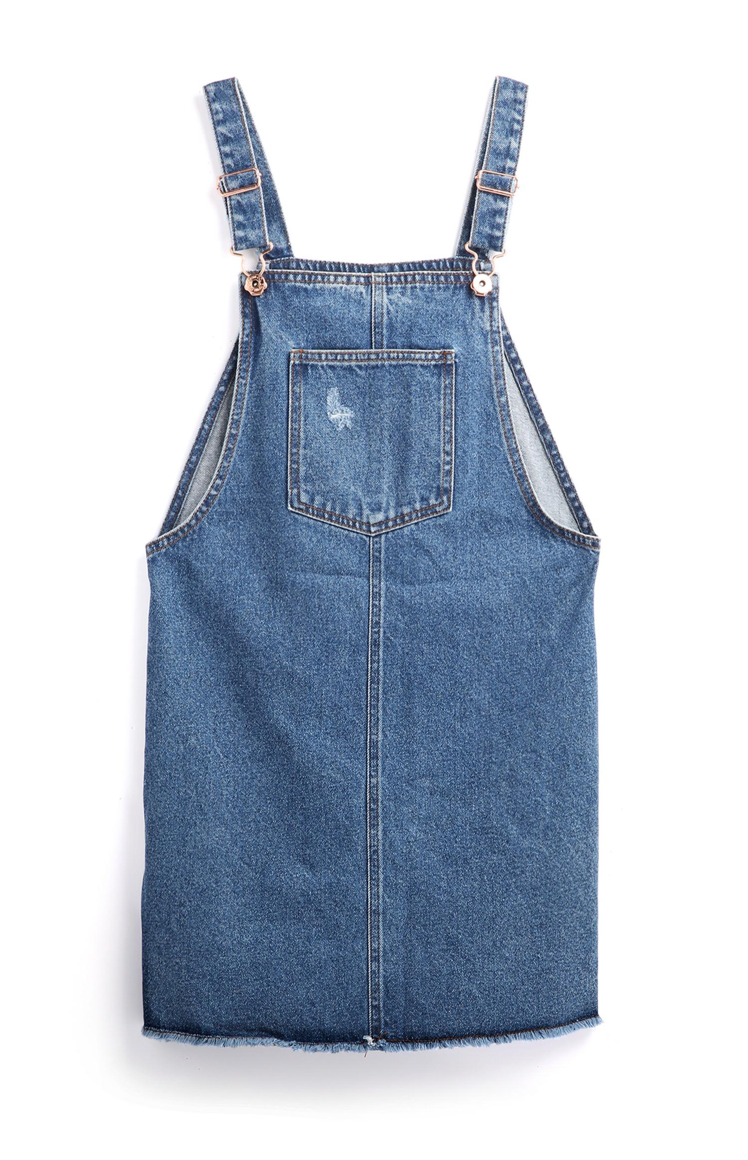 Vestido vaquero para niña mayor