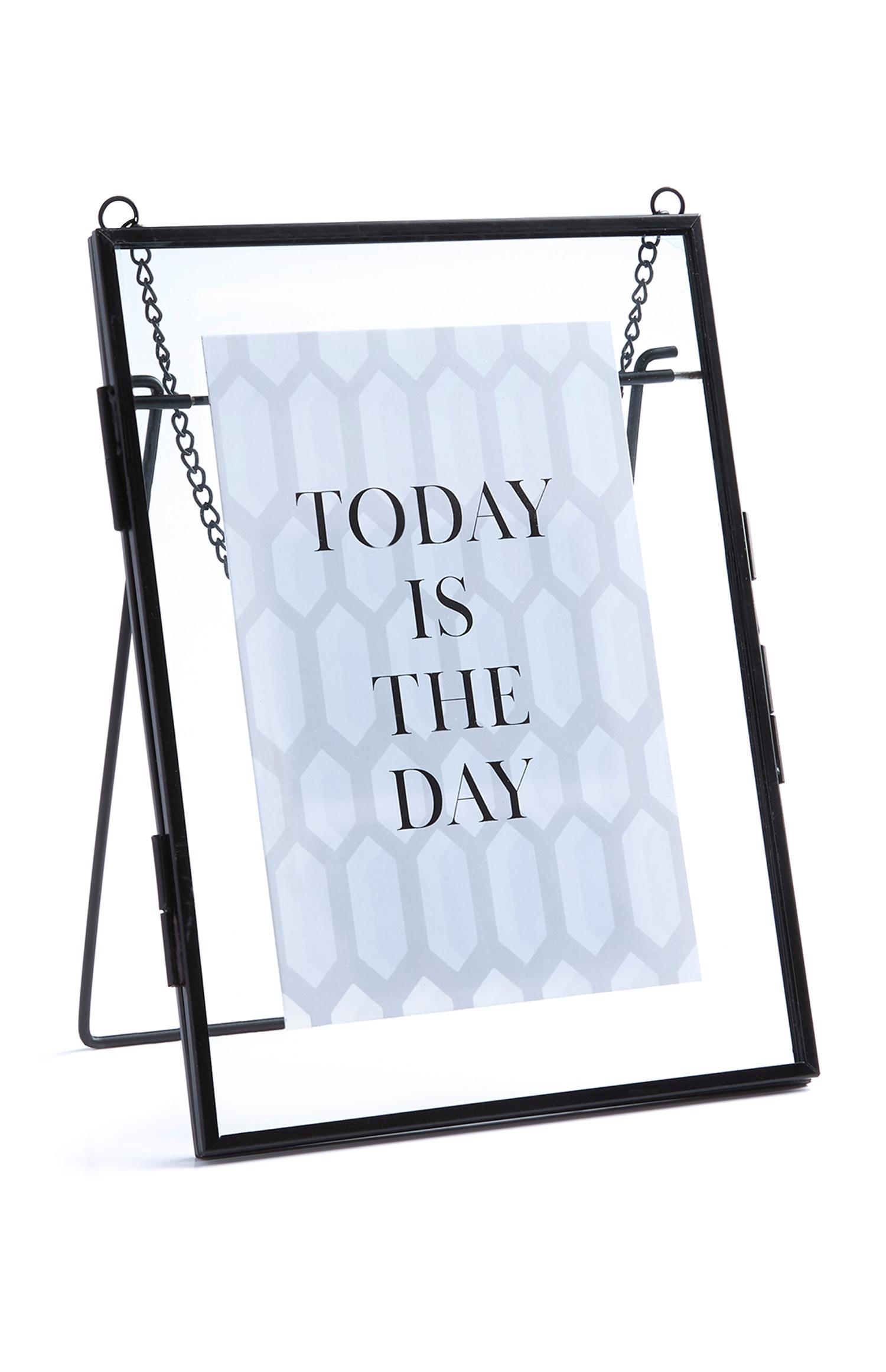 Marco metálico negro