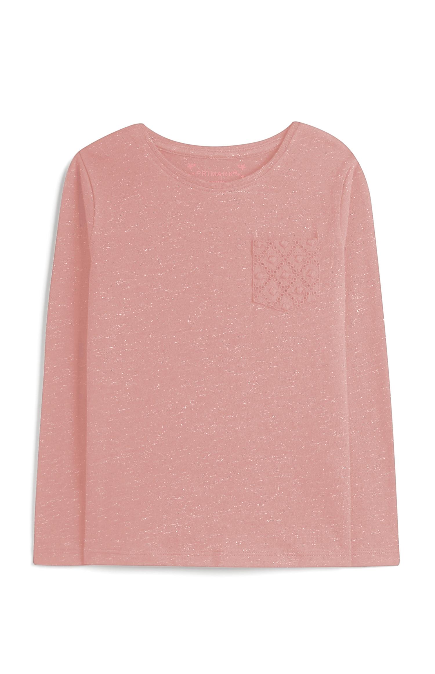 Camiseta rosa para niña pequeña