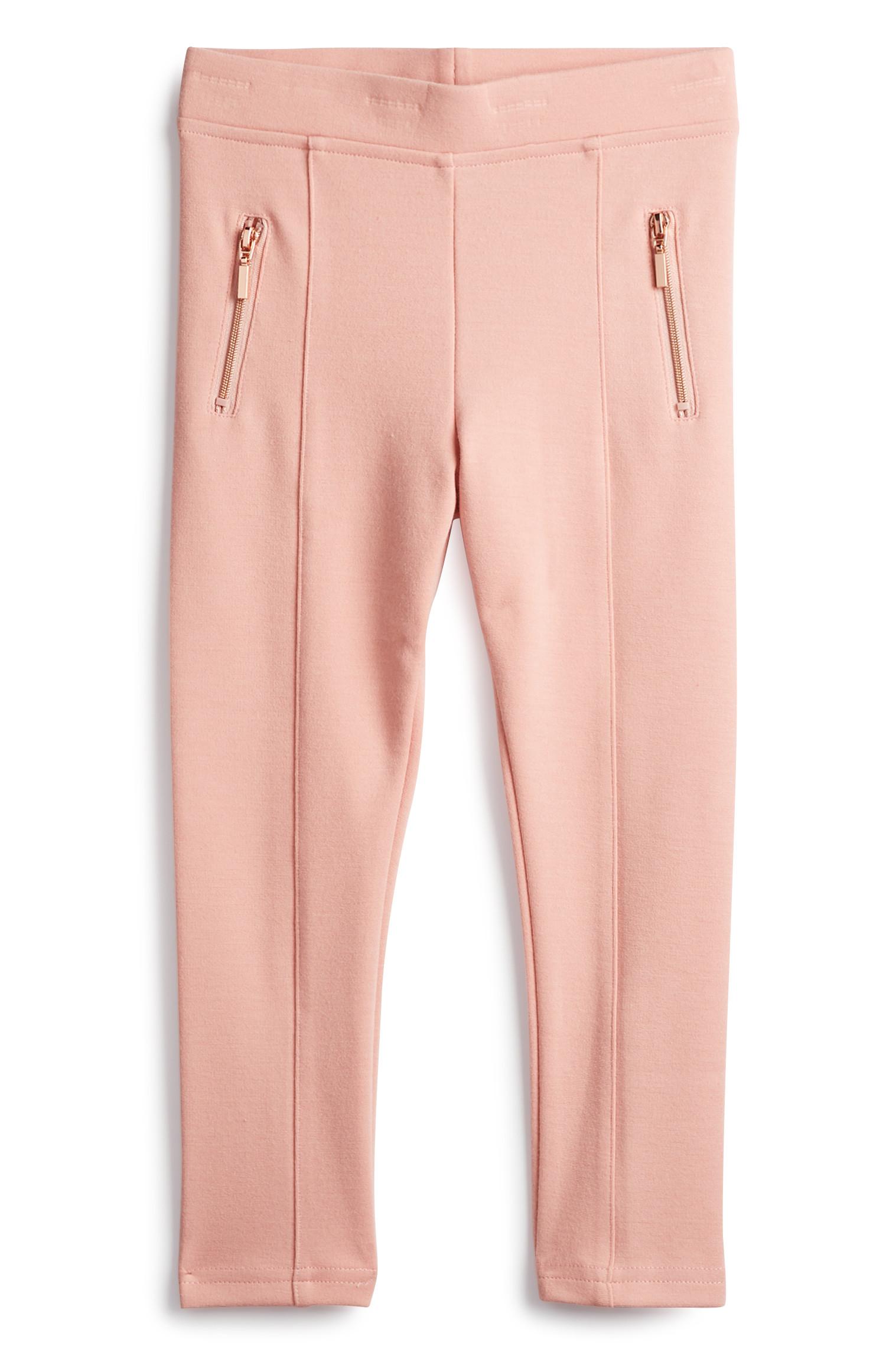 Leggings rosas para niña pequeña