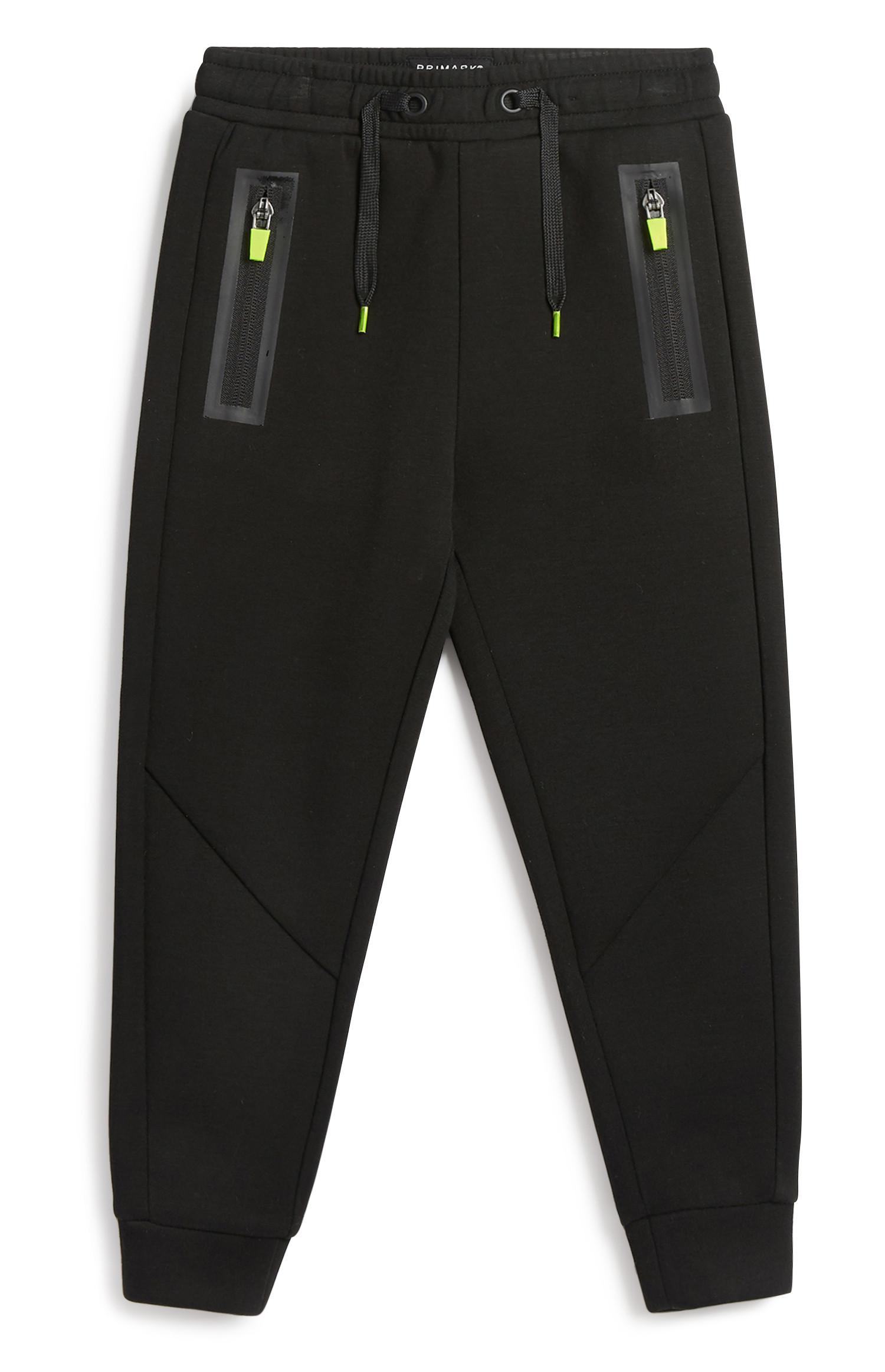 Pantalón de chándal deportivo negro para niño pequeño