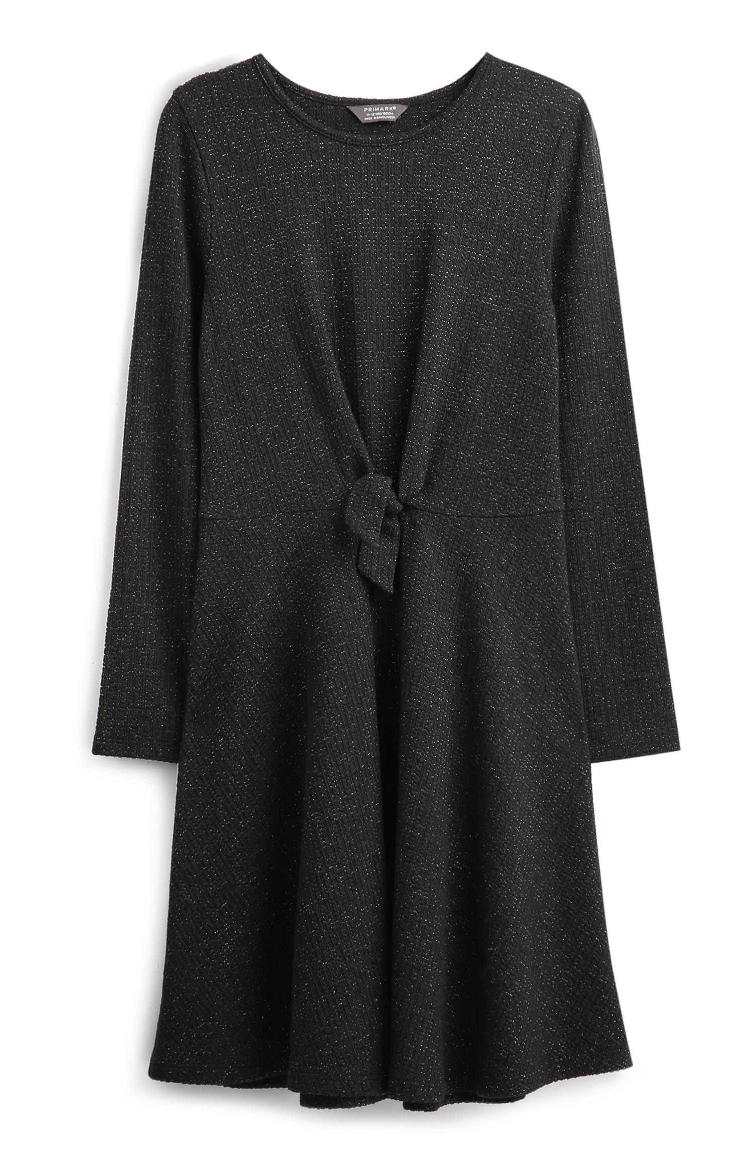 Vestido con nudo delantero para niña mayor