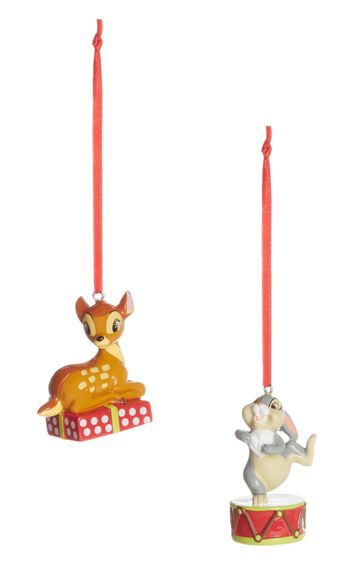 Decoraciones navideñas de Bambi y Tambor