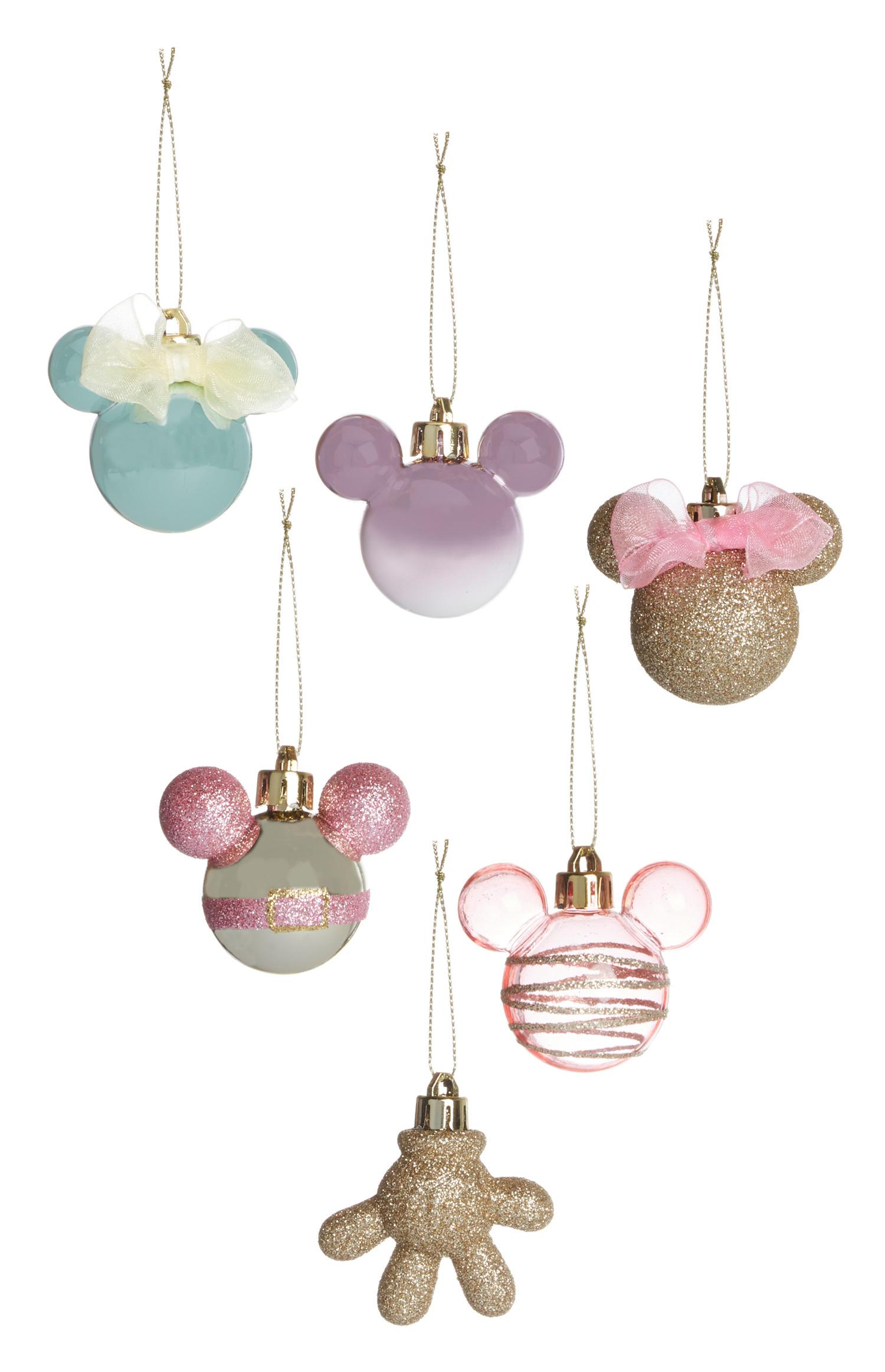 Lot De 25 Décorations Pour Sapin De Noël Mickey Mouse Noires