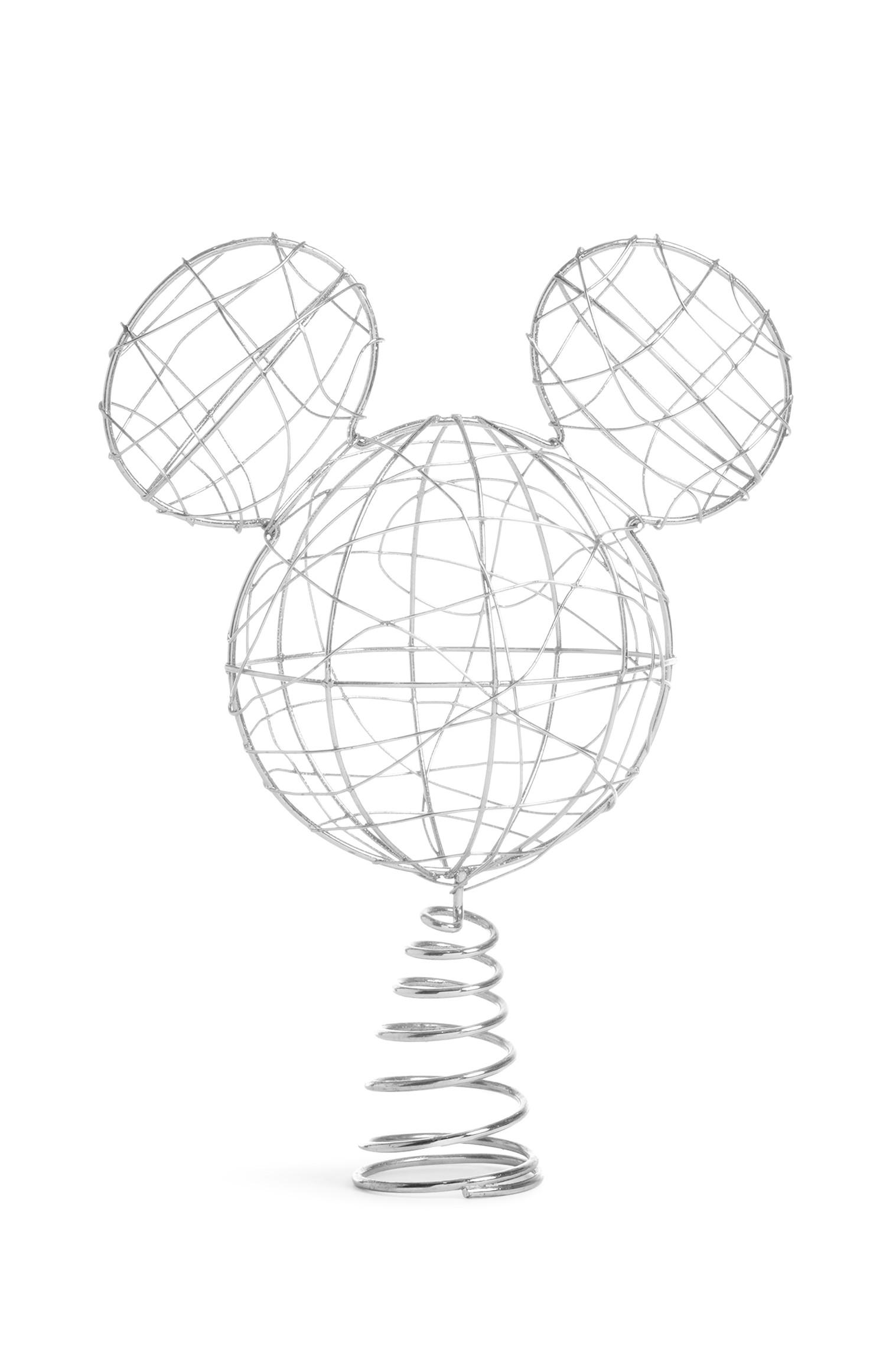 Decoração topo árvore Mickey Mouse arame