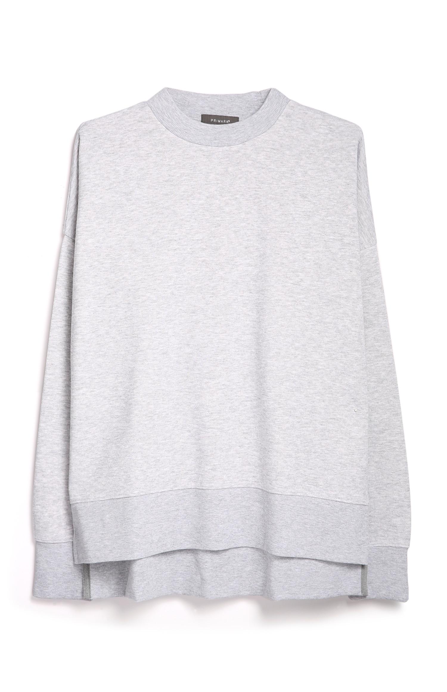 Camisola bainha cinzenta