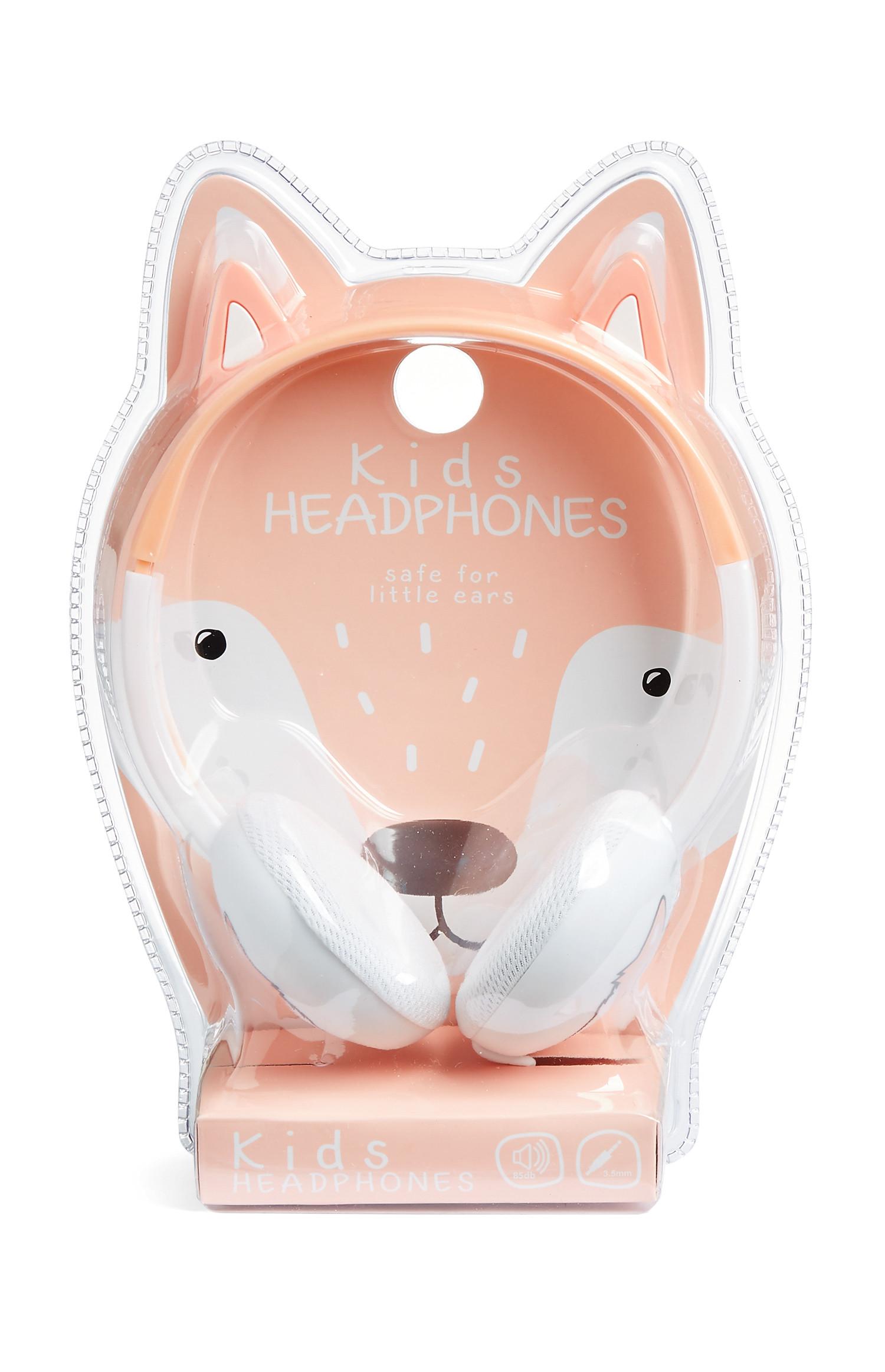 Auriculares infantiles color coral