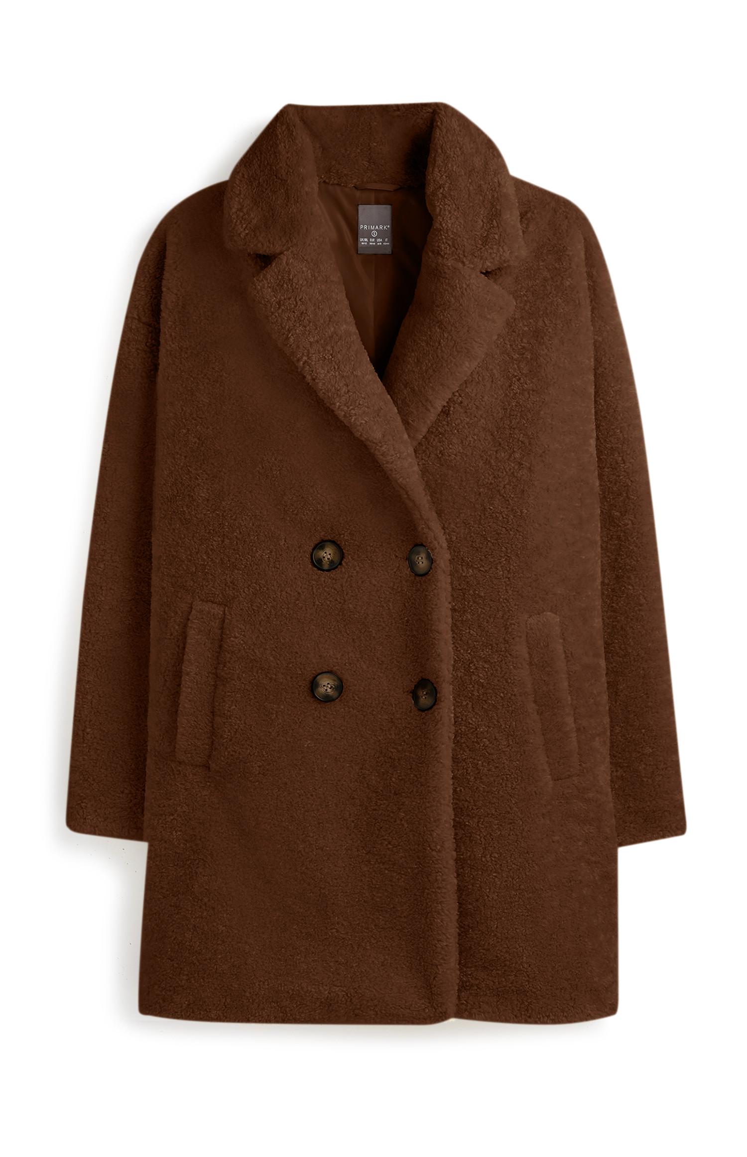 Casaco pelúcia chocolate