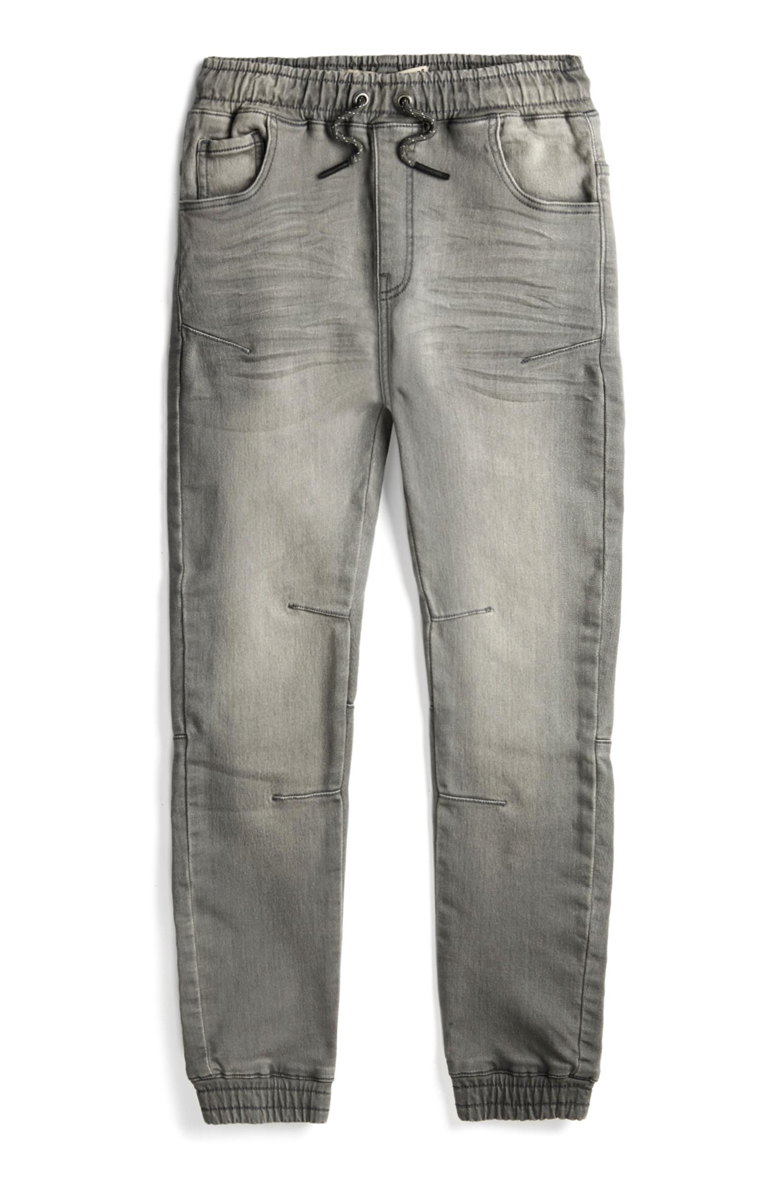 Pantalón de chándal gris de punto para niño mayor