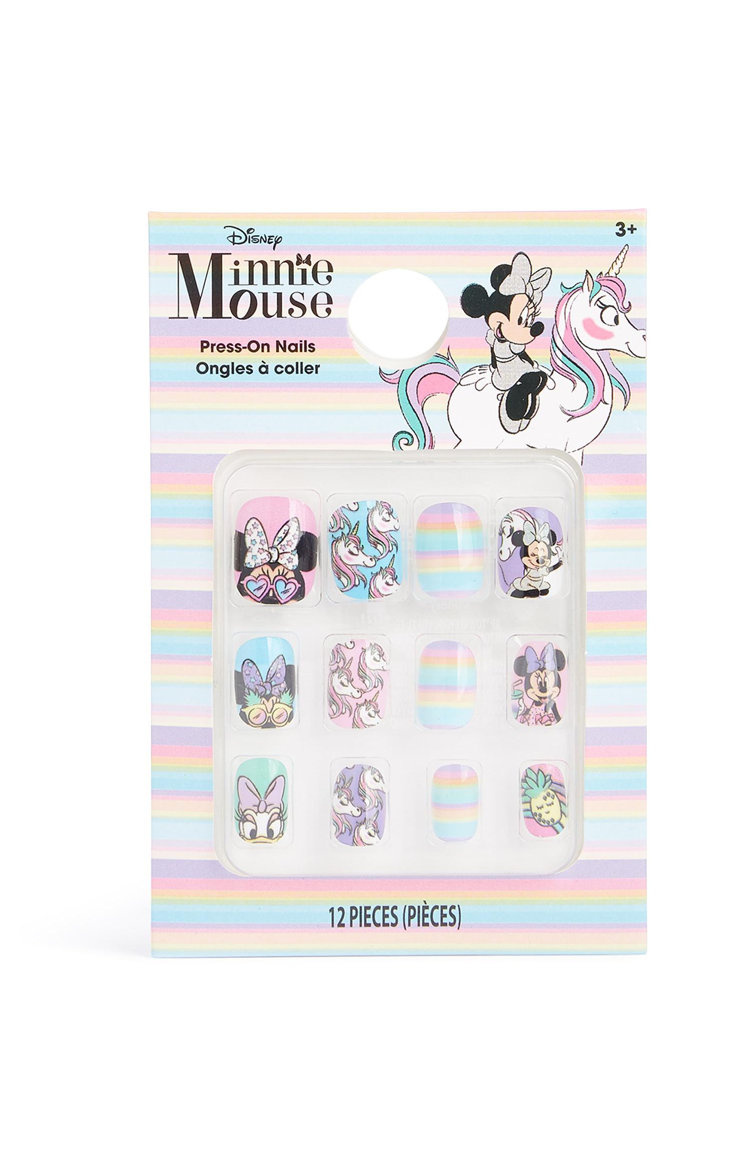 Uñas postizas de Minnie Mouse