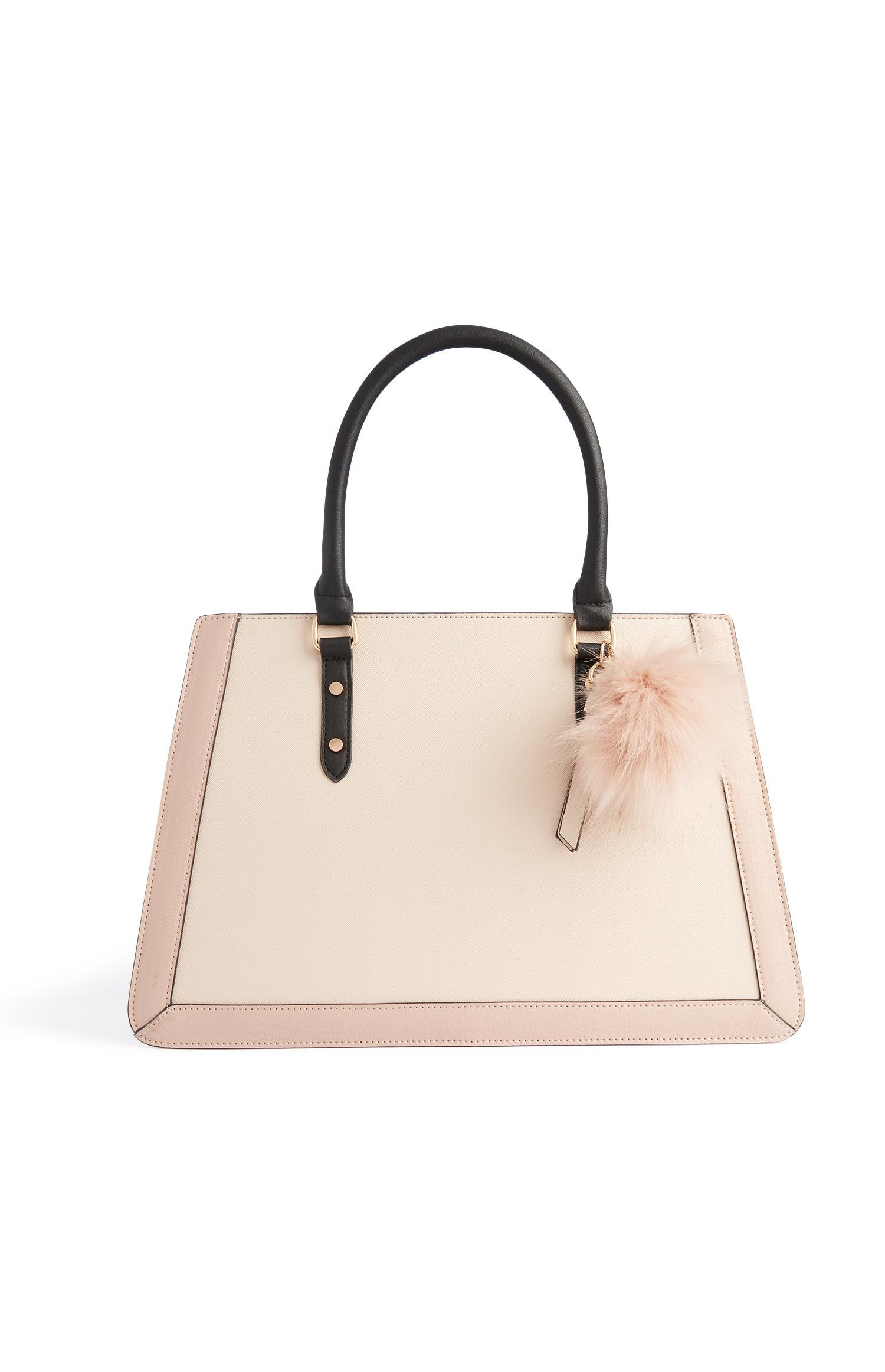 Mala tote estruturada nude