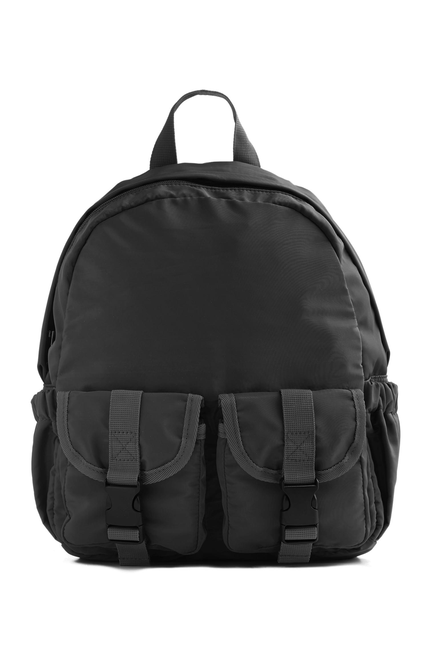 Mochila bolsos duplos preto
