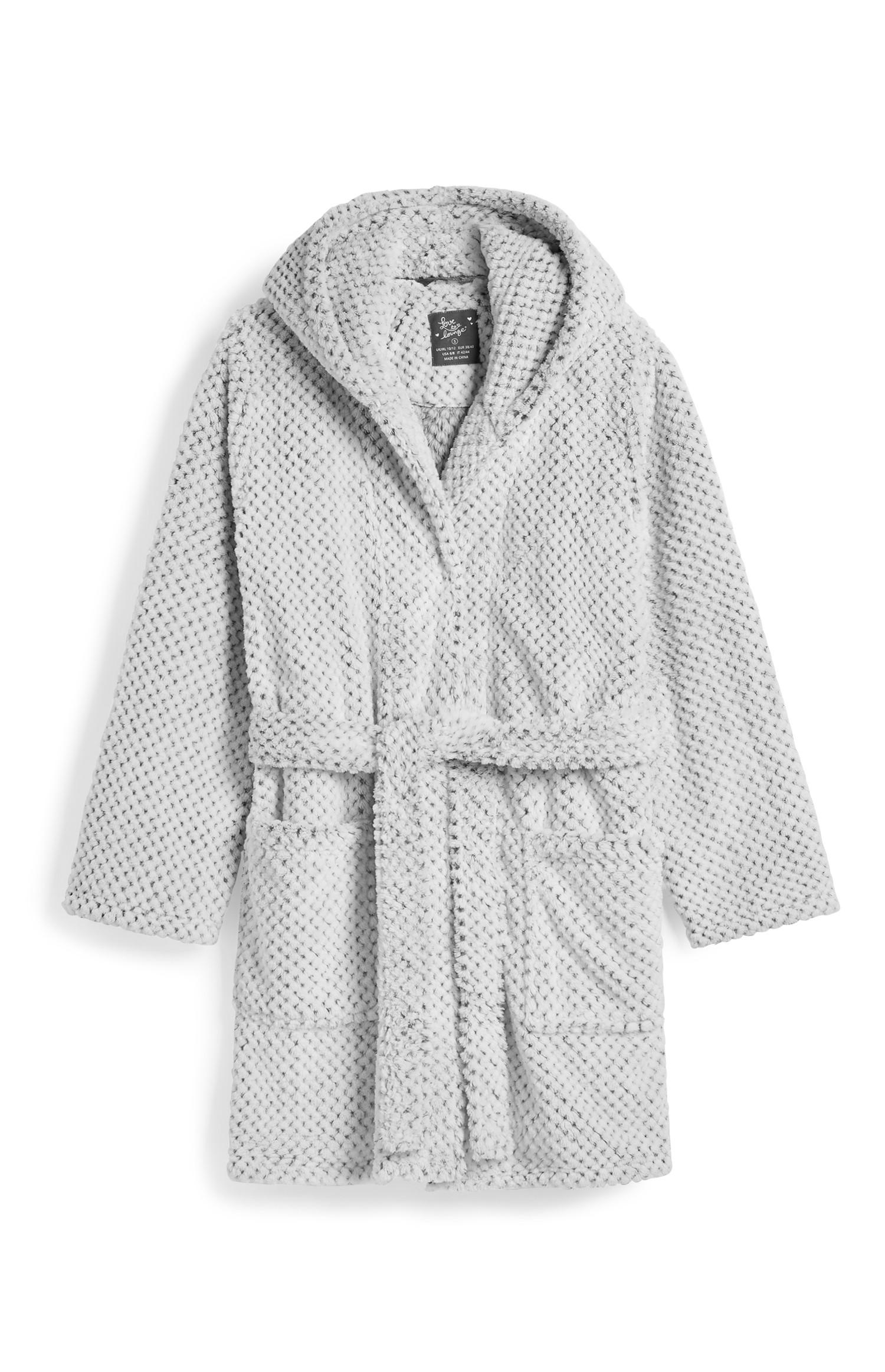 white dressing gown primark