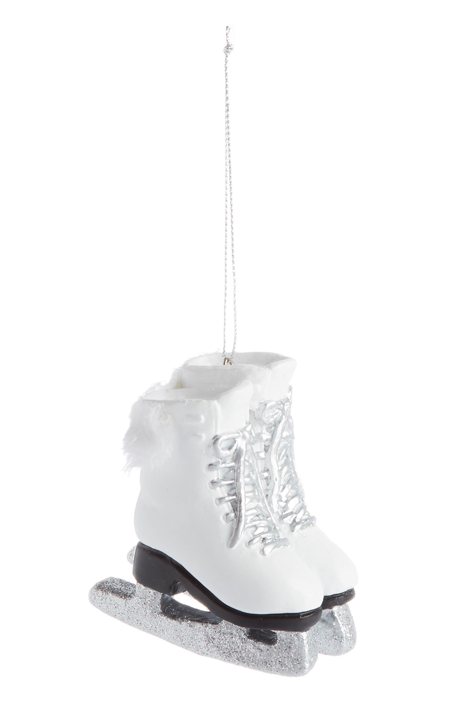 Zapatillas blancas de patinaje sobre hielo