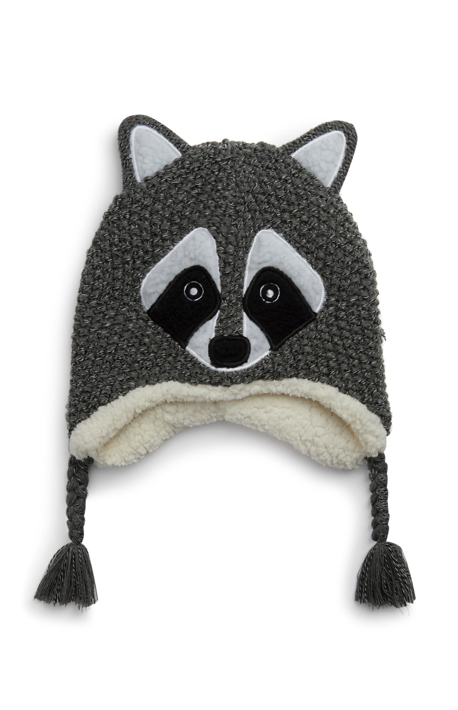 Gorro de mapache