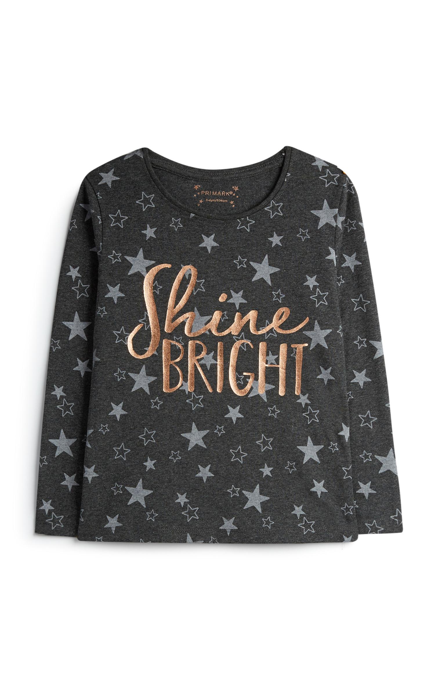Camiseta Shine Bright para niña pequeña