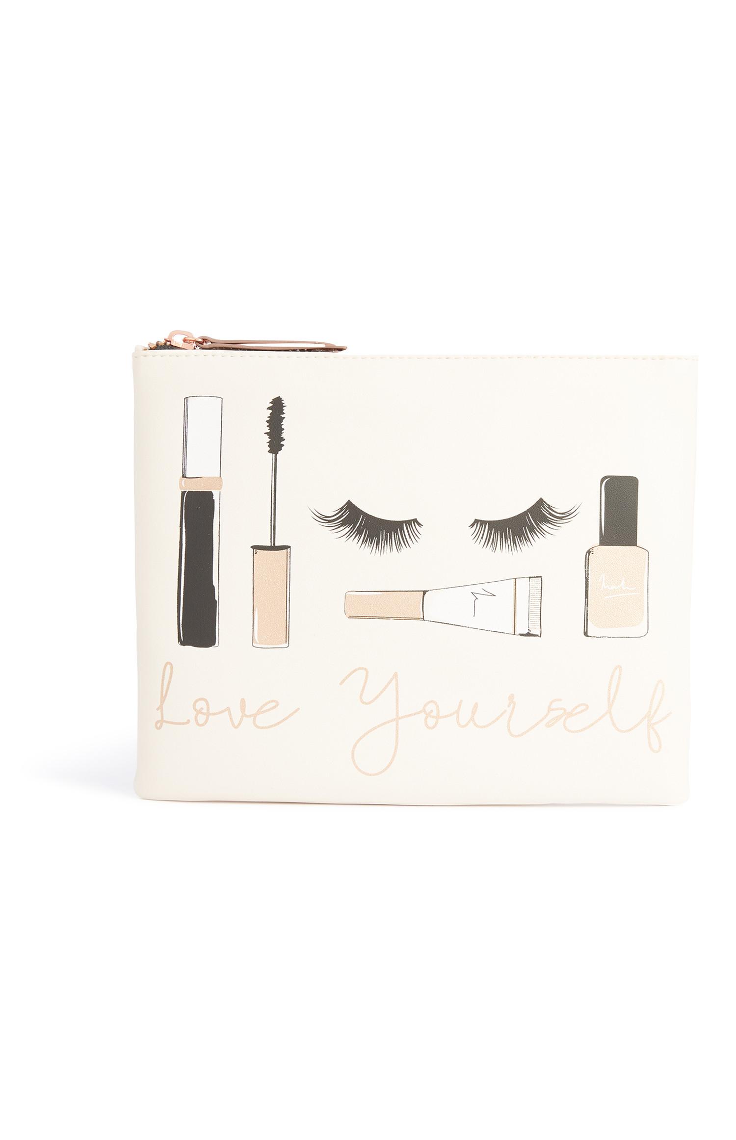 Neceser de maquillaje con mensaje