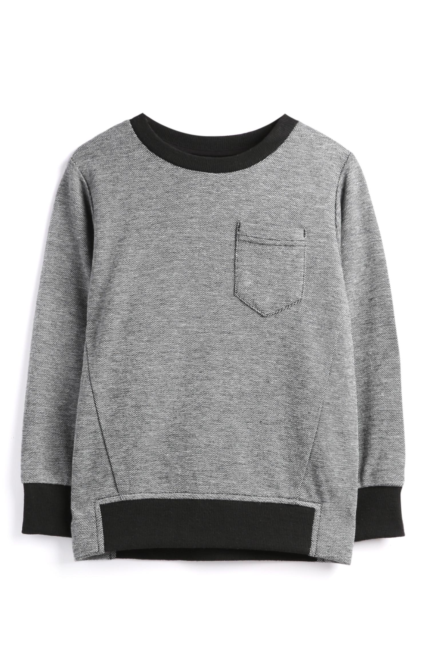 Jersey gris para niño pequeño