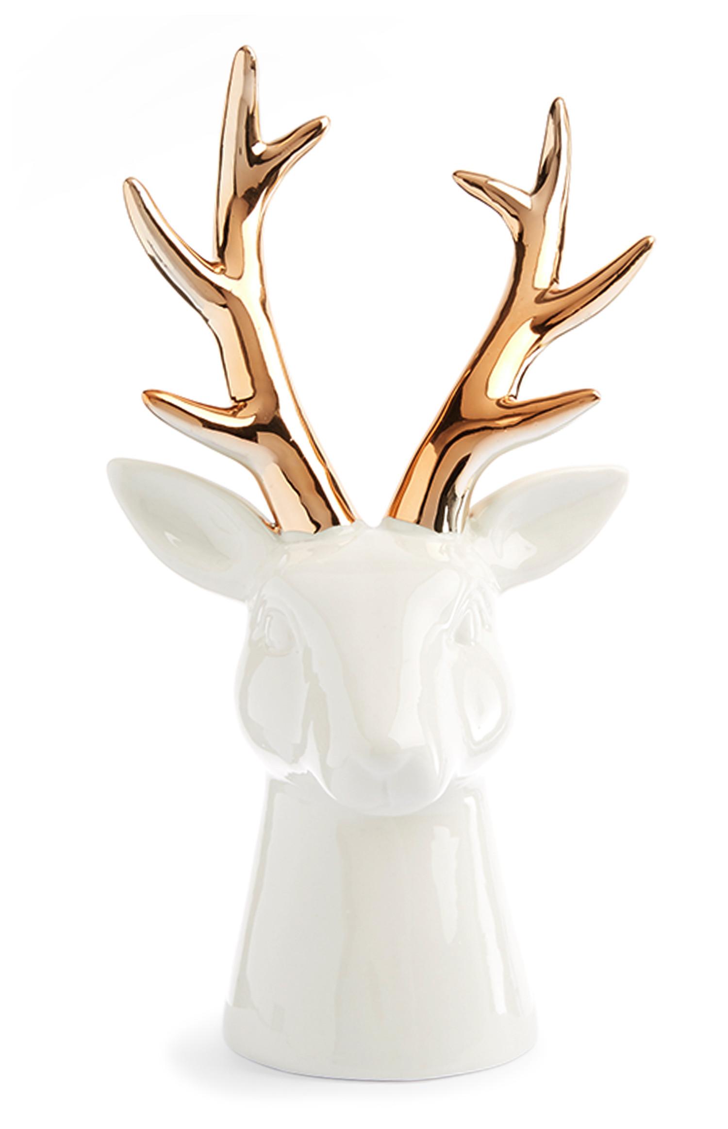 Keramična jelenja glava