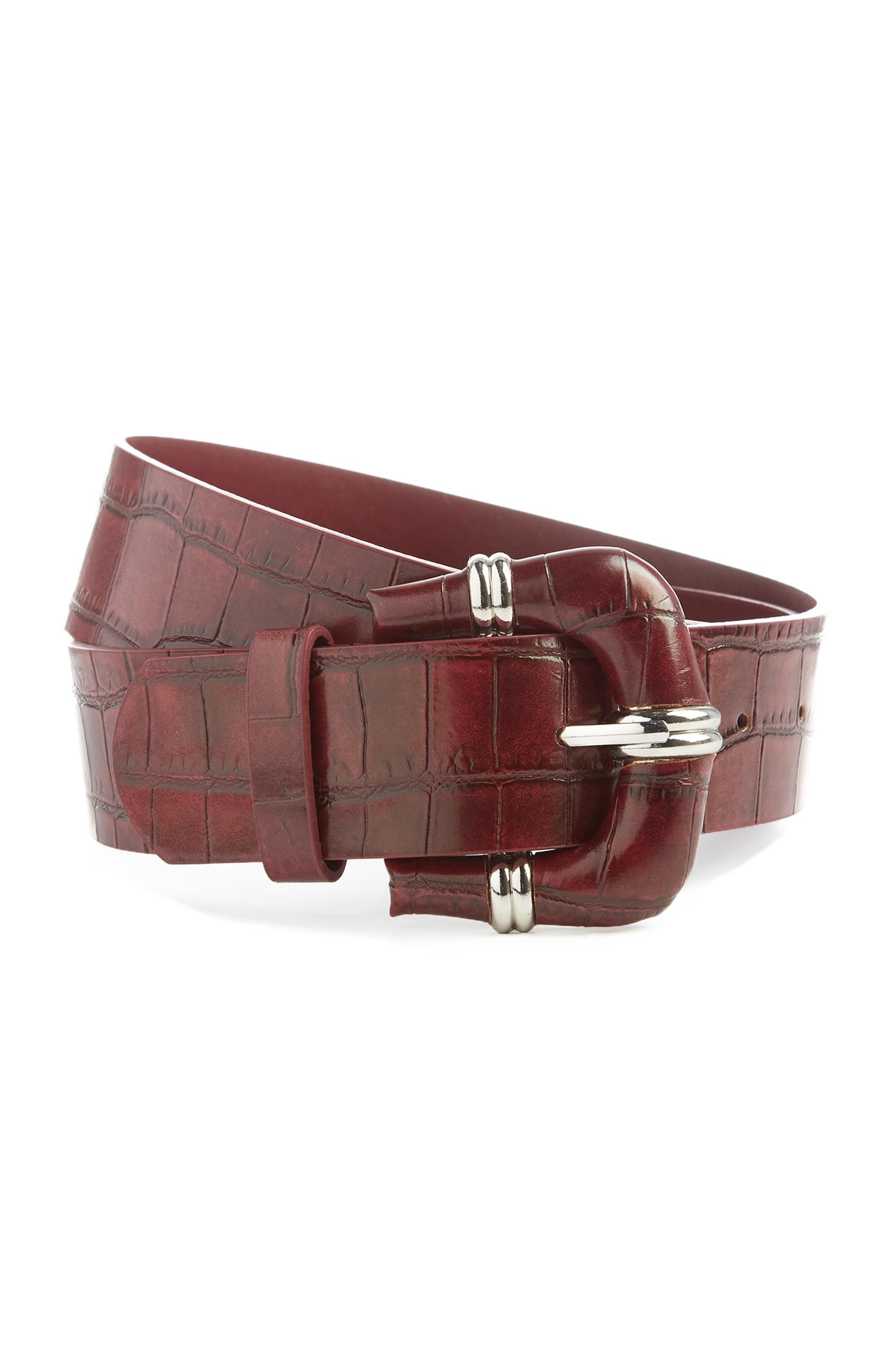 Cinto padrão crocodilo