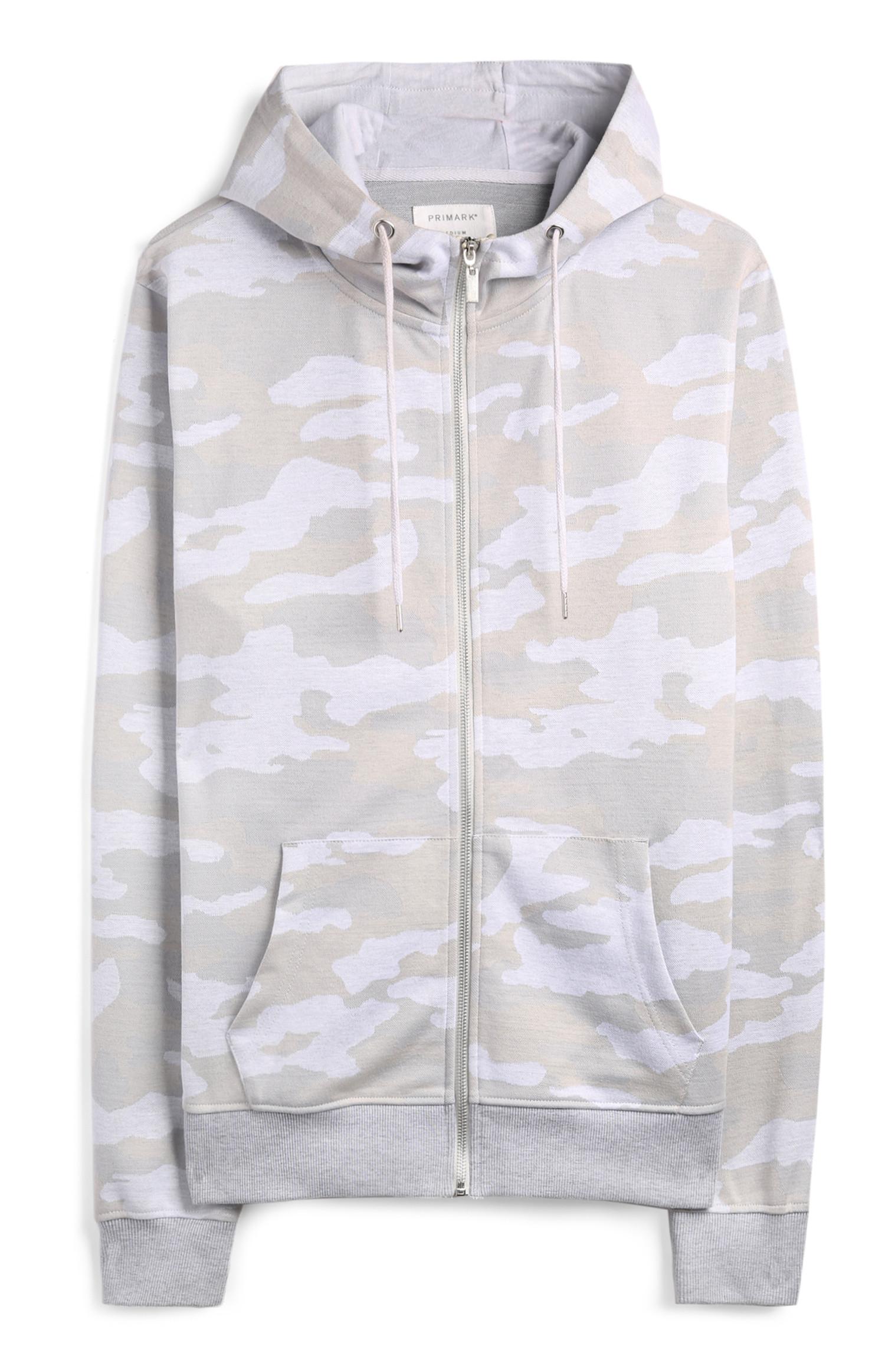 Casaco com capuz cinzento