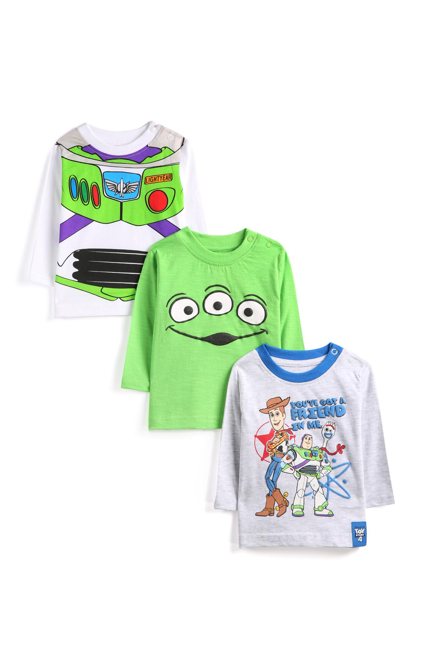 Pack de 3 camisetas de Toy Story de bebé
